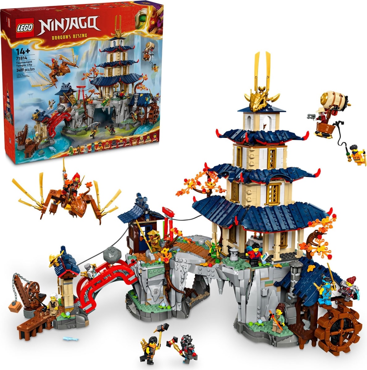 LEGO® 71814 Turniejowe miasto ze świątynią - zdjęcie 16