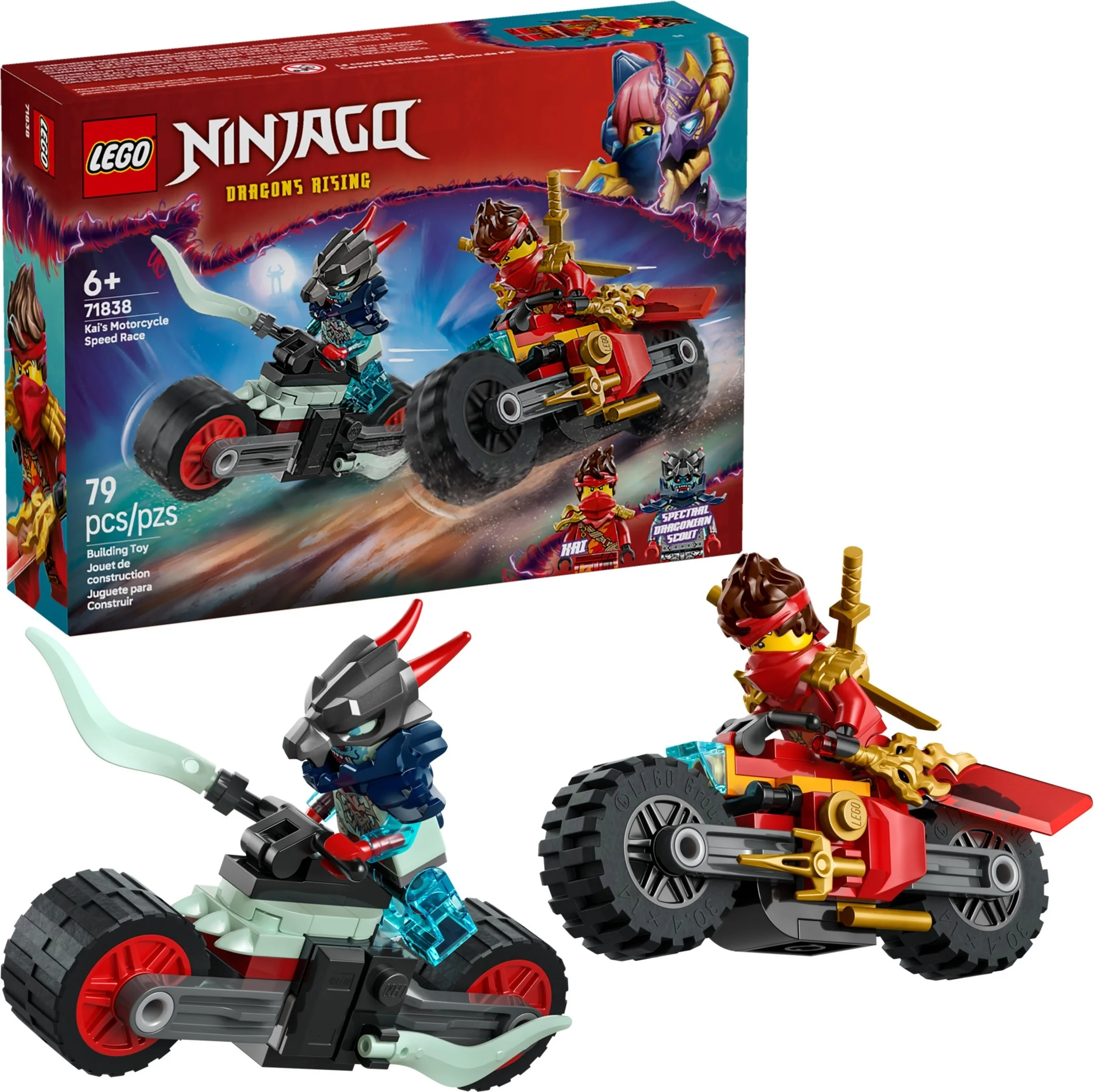 LEGO® 71838 Wyścig motocyklowy Kaia - zdjęcie 3