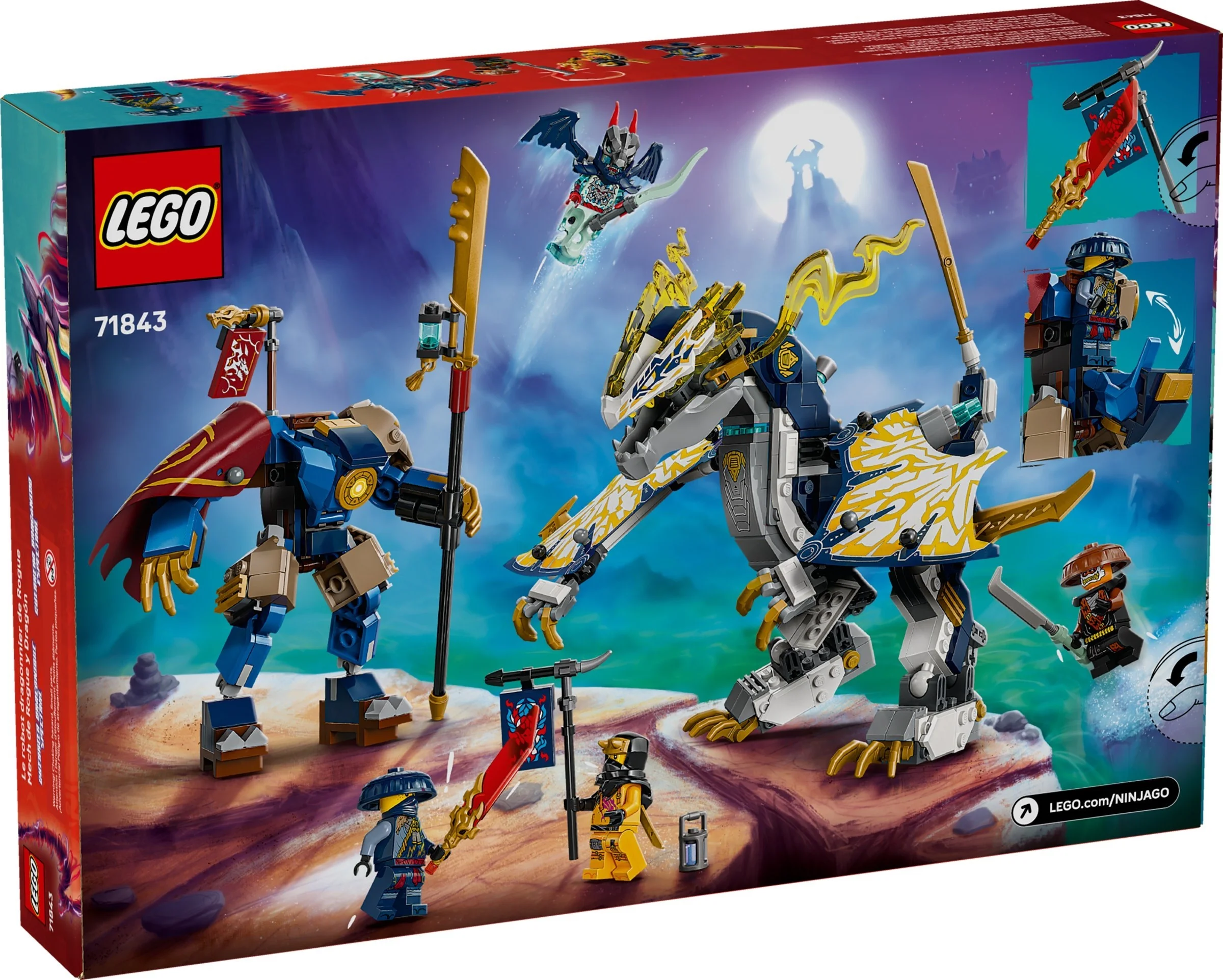 LEGO® 71843 Mech smoczego jeźdźca Rogue’a - zdjęcie 2