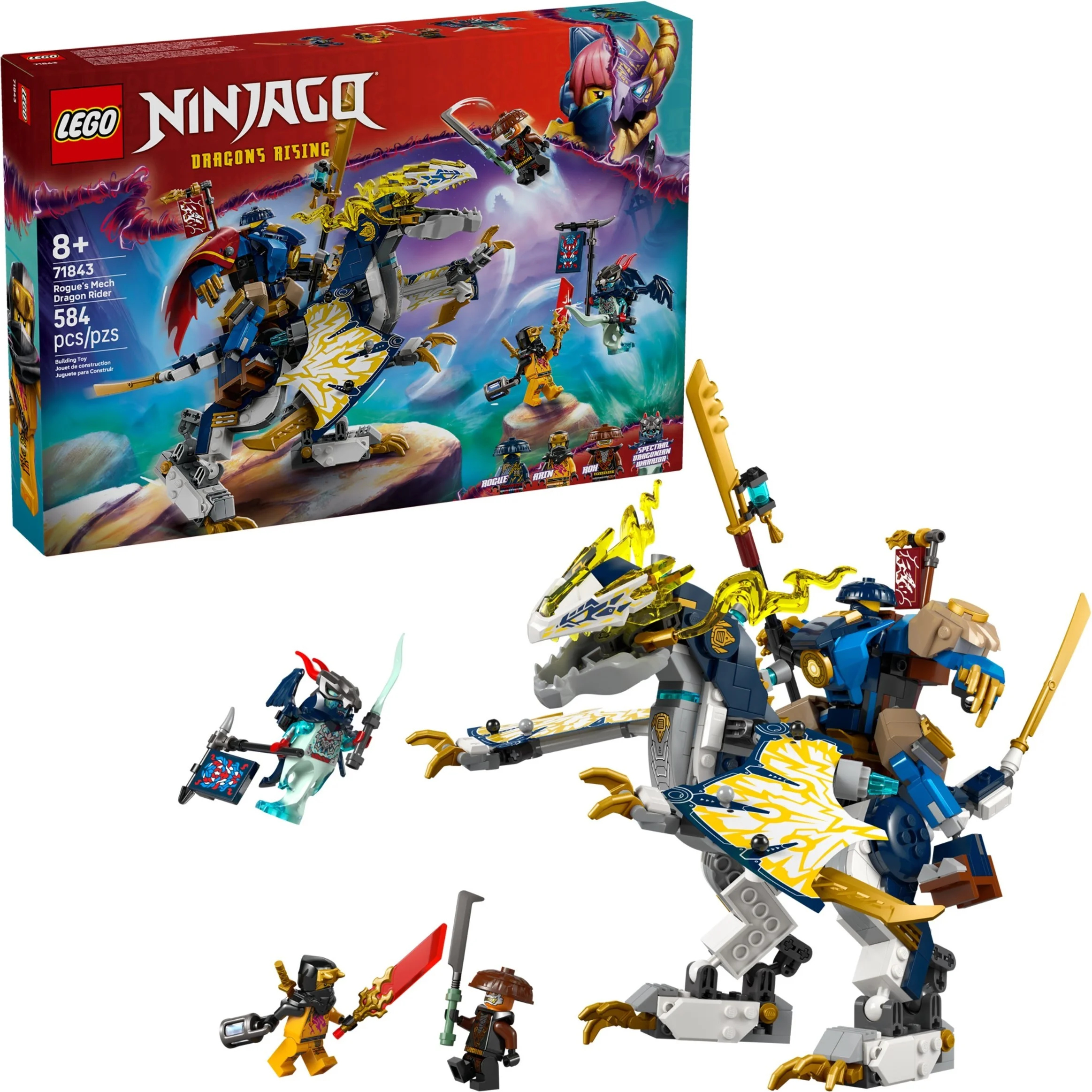LEGO® 71843 Mech smoczego jeźdźca Rogue’a - zdjęcie 4