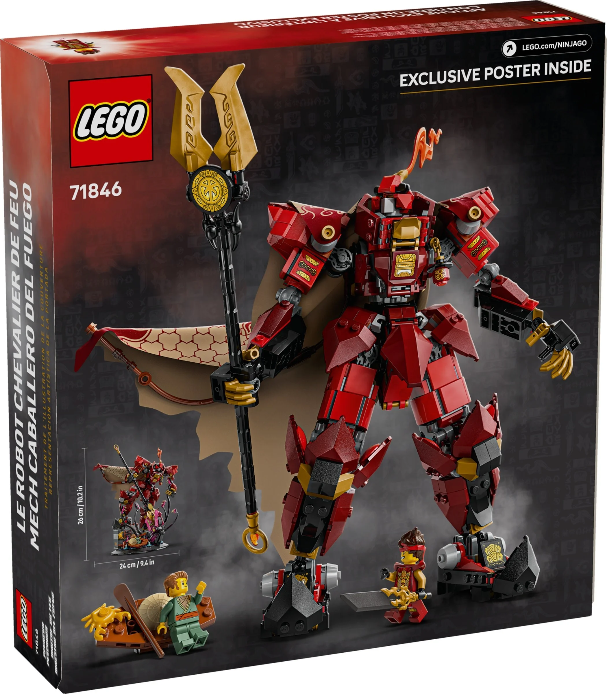 LEGO® 71846 Mech ognistego rycerza