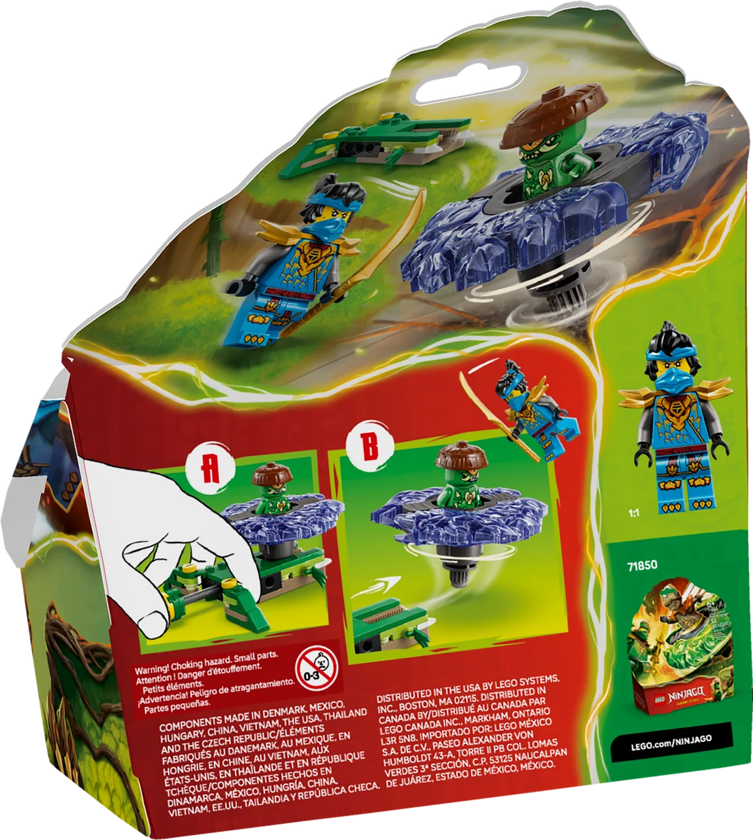 LEGO® 71849 Nya kontra zmutowany potwór na spinnerze - zdjęcie 9