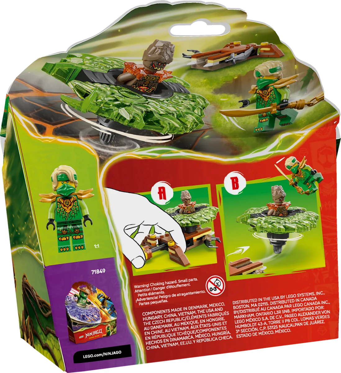 LEGO® 71850 Lloyd kontra ziemny potwór na spinnerze - zdjęcie 2