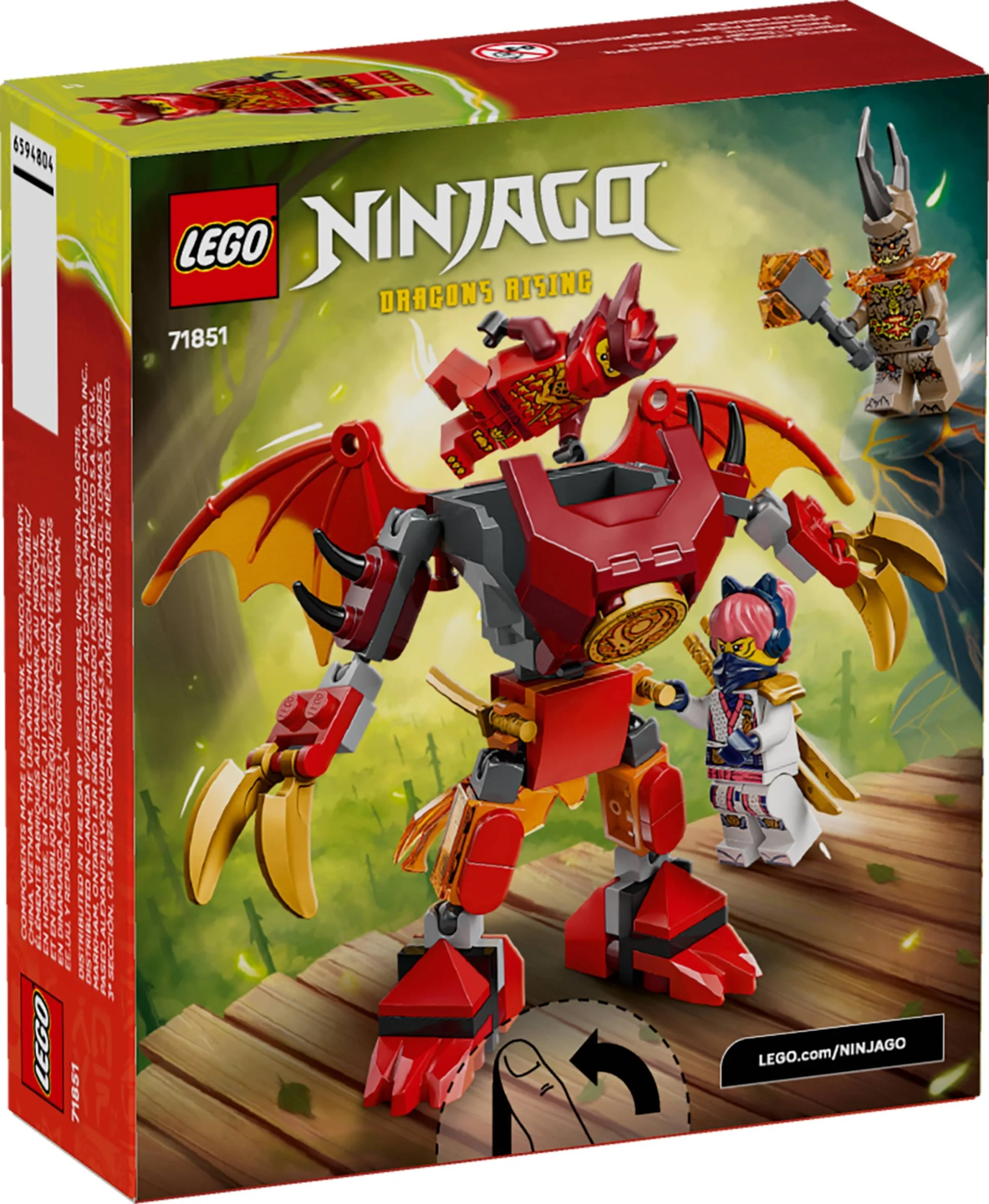 LEGO® 71851 Smok-Mech Kaia - Zestaw Bitewny - zdjęcie 2