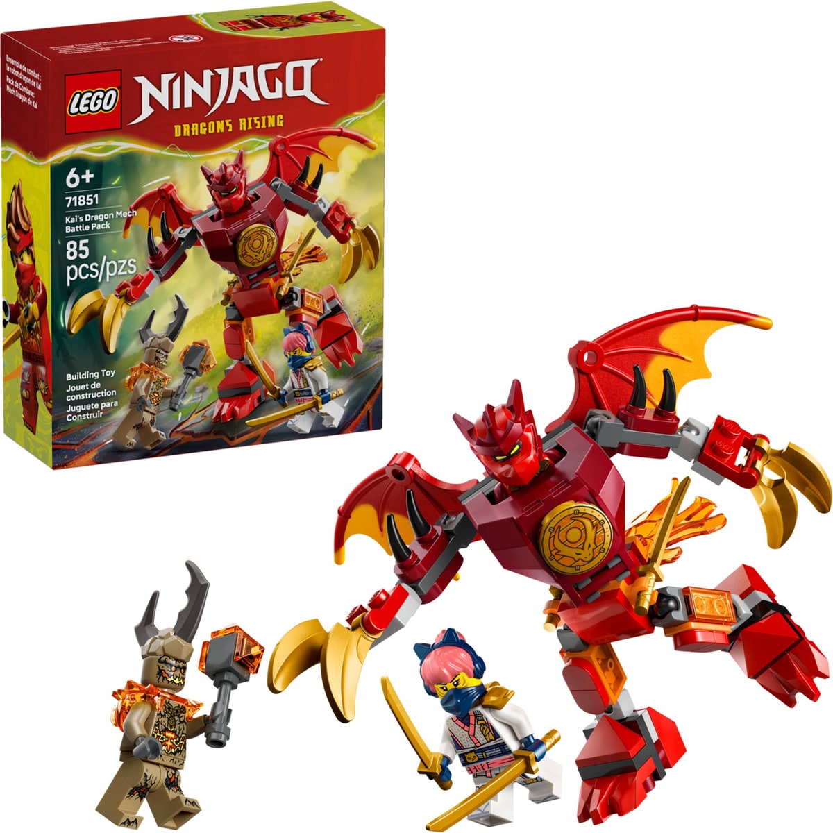 LEGO® 71851 Smok-mech Kaia - zestaw bitewny - zdjęcie 6