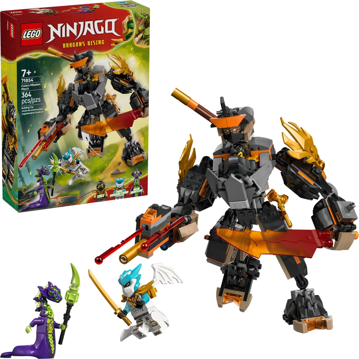 LEGO® 71854 Mech specjalny Cole'a i Zane w smoczej zbroi - zdjęcie 6