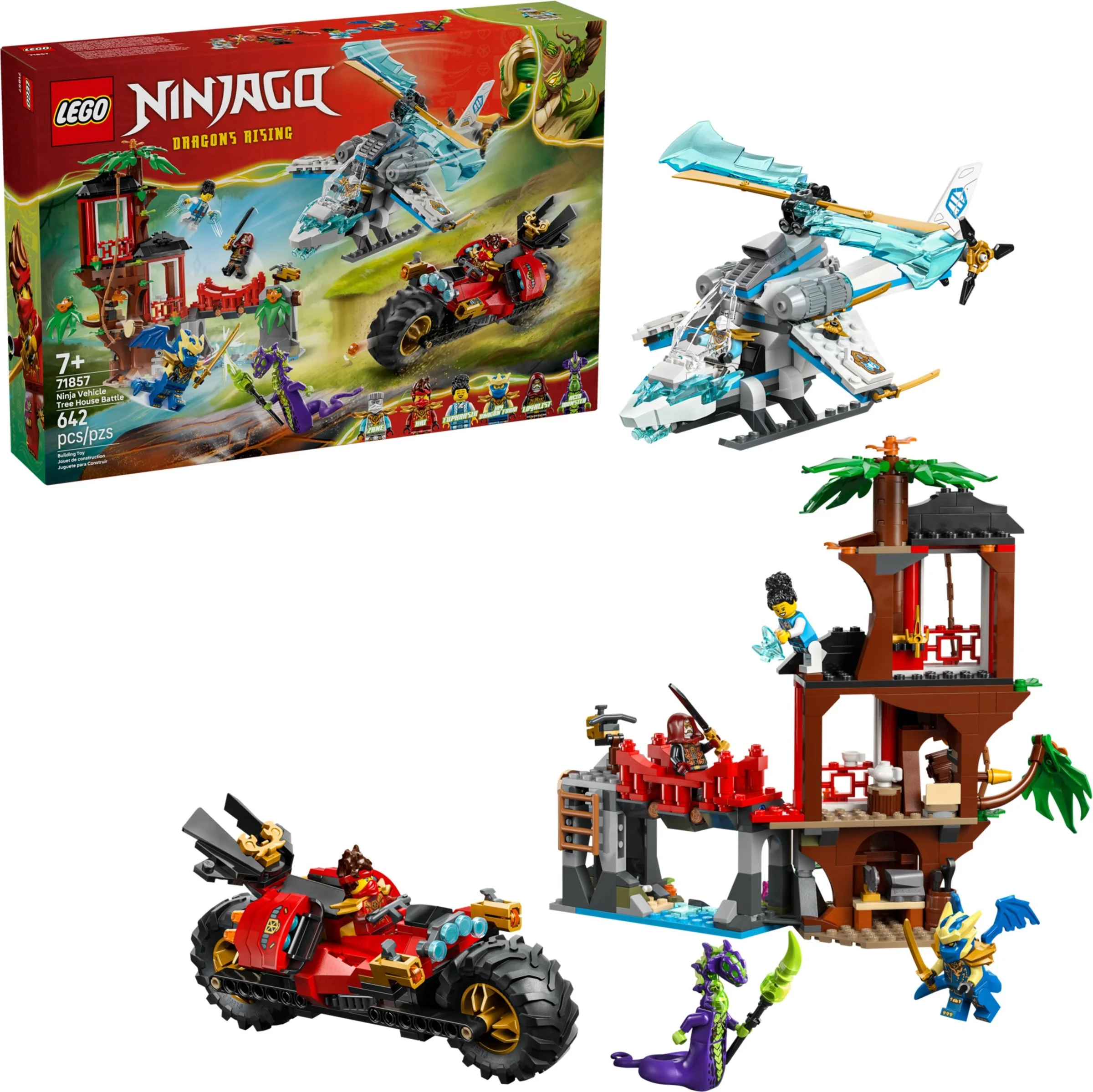 LEGO® 71857 Bitwa Ninja: Domek Na Drzewie z Pojazdami - zdjęcie 4