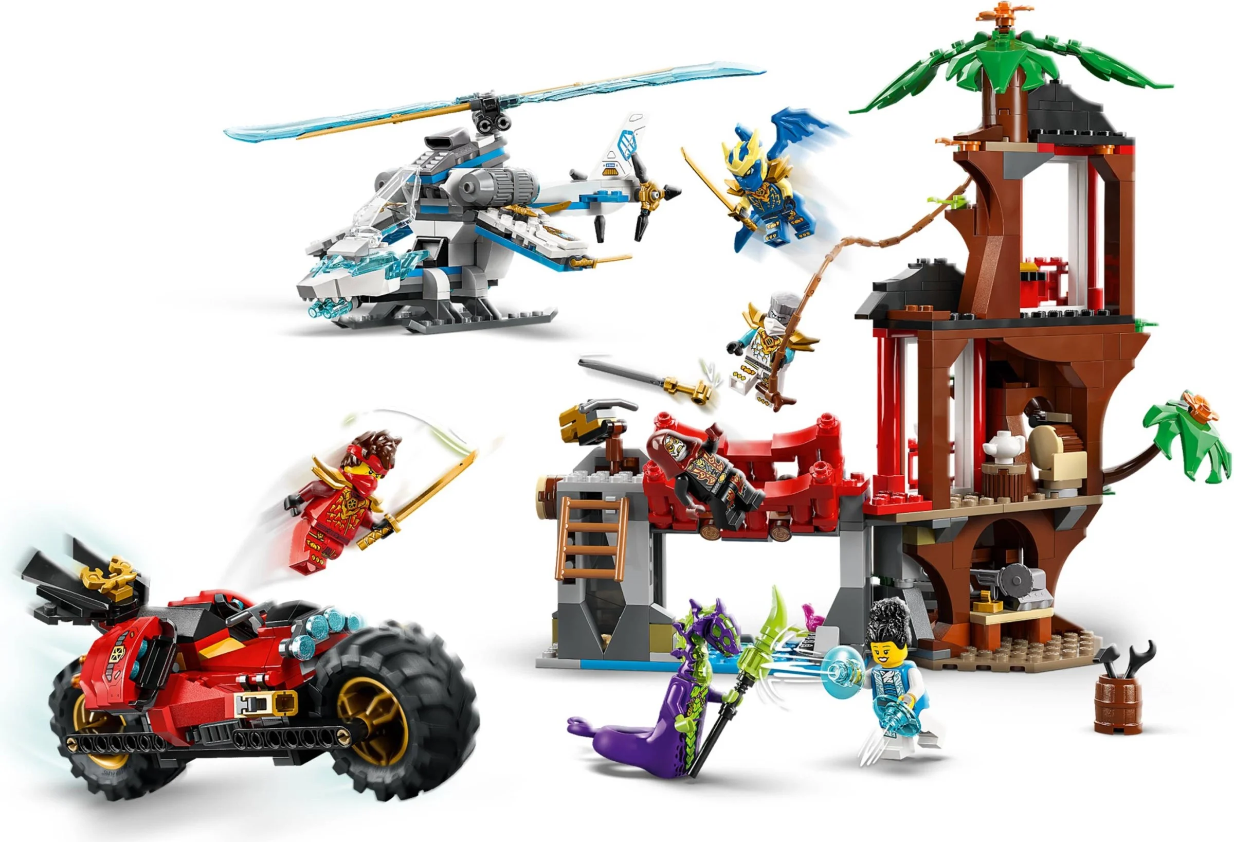 LEGO® 71857 Bitwa Ninja: Domek Na Drzewie z Pojazdami - zdjęcie 10