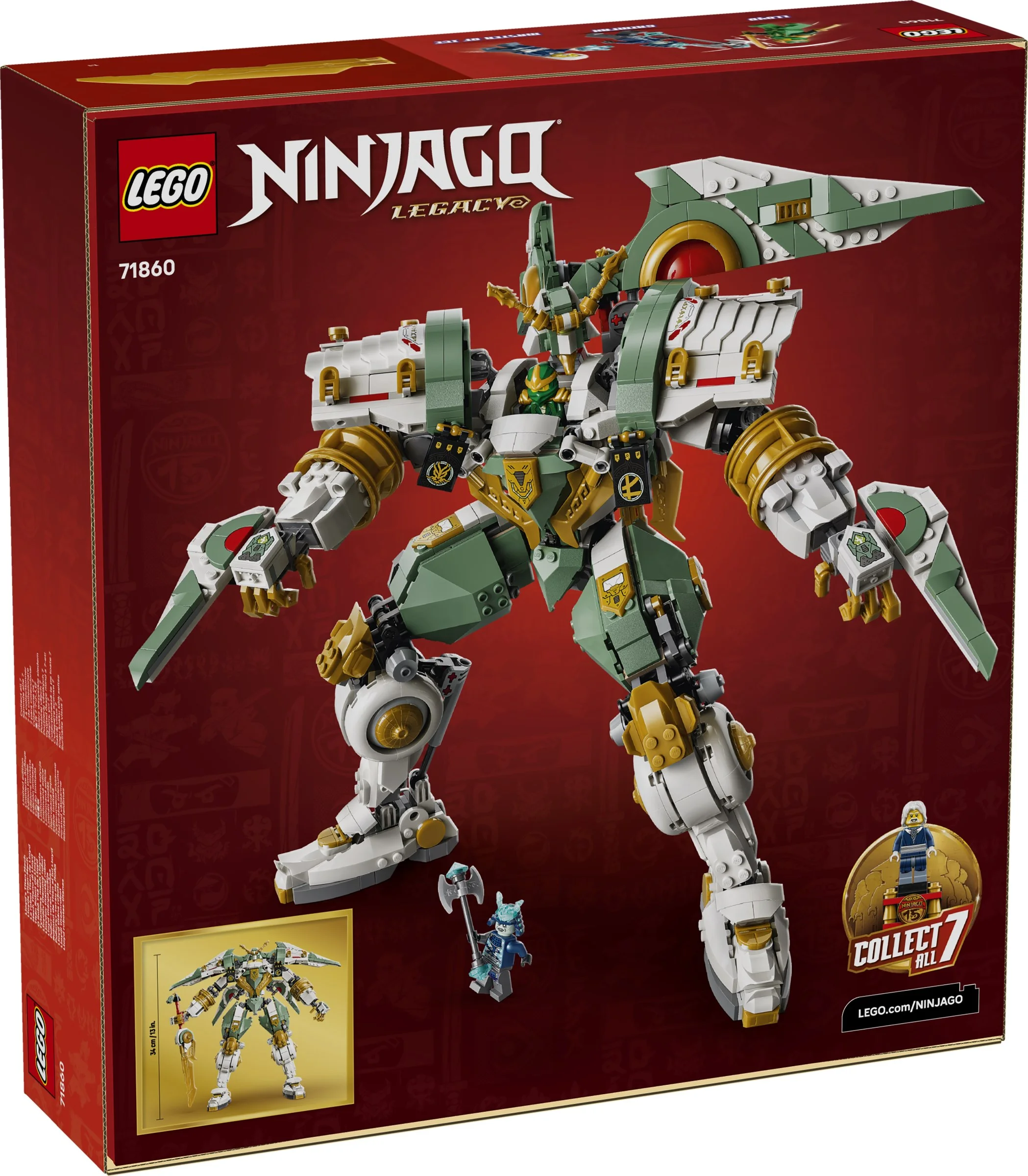 LEGO® 71860 LEGO NINJAGO Tytanowy Mech Lloyda - 15. Rocznica - zdjęcie 21