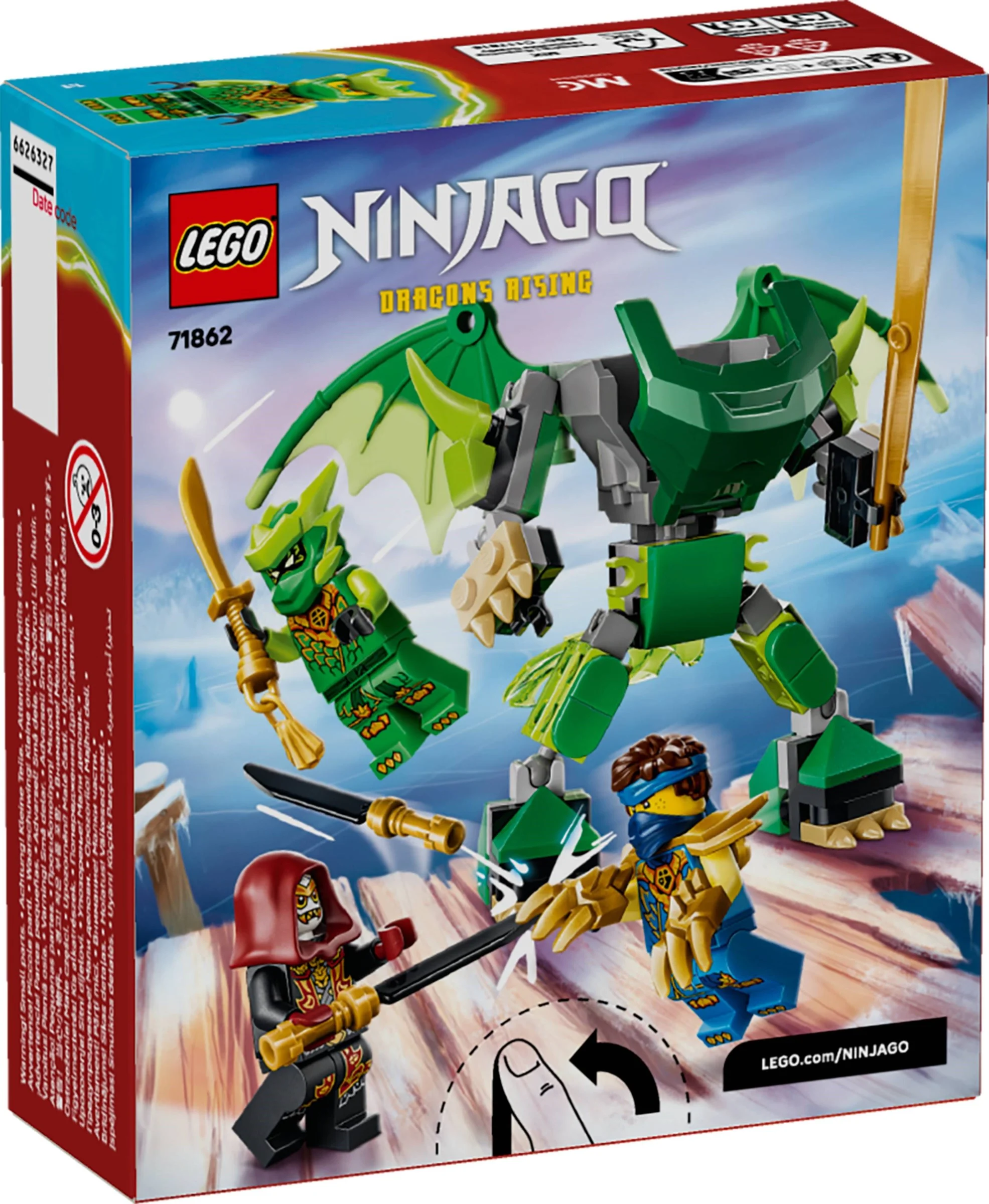 LEGO® 71862 Smoczy mech Lloyda - zestaw bitewny - zdjęcie 2