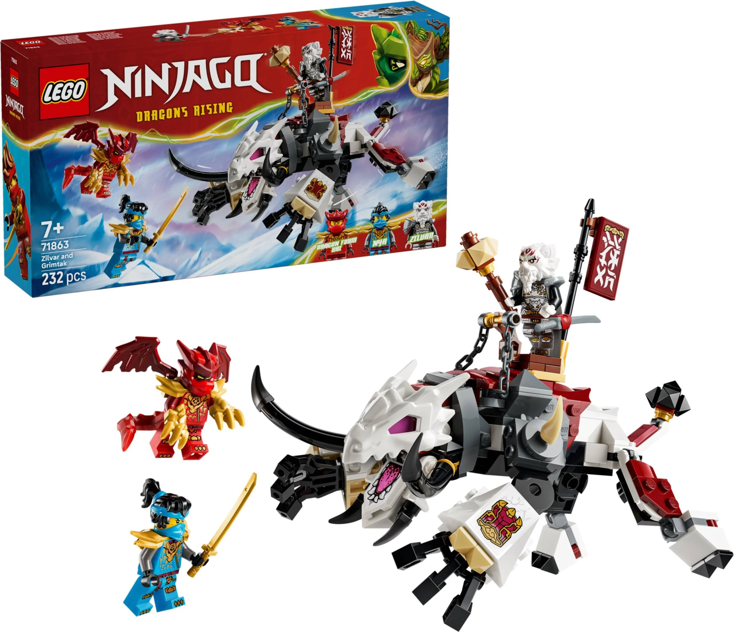 LEGO® 71863 Zilvar i smocza bestia Grimtak - zdjęcie 4