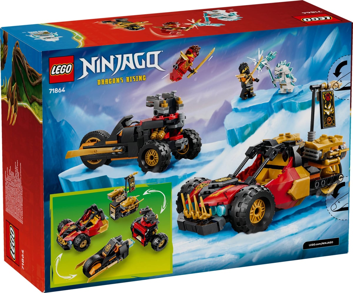 LEGO® 71864 Wielofunkcyjne pojazdy Kaia i Cole'a - zdjęcie 3