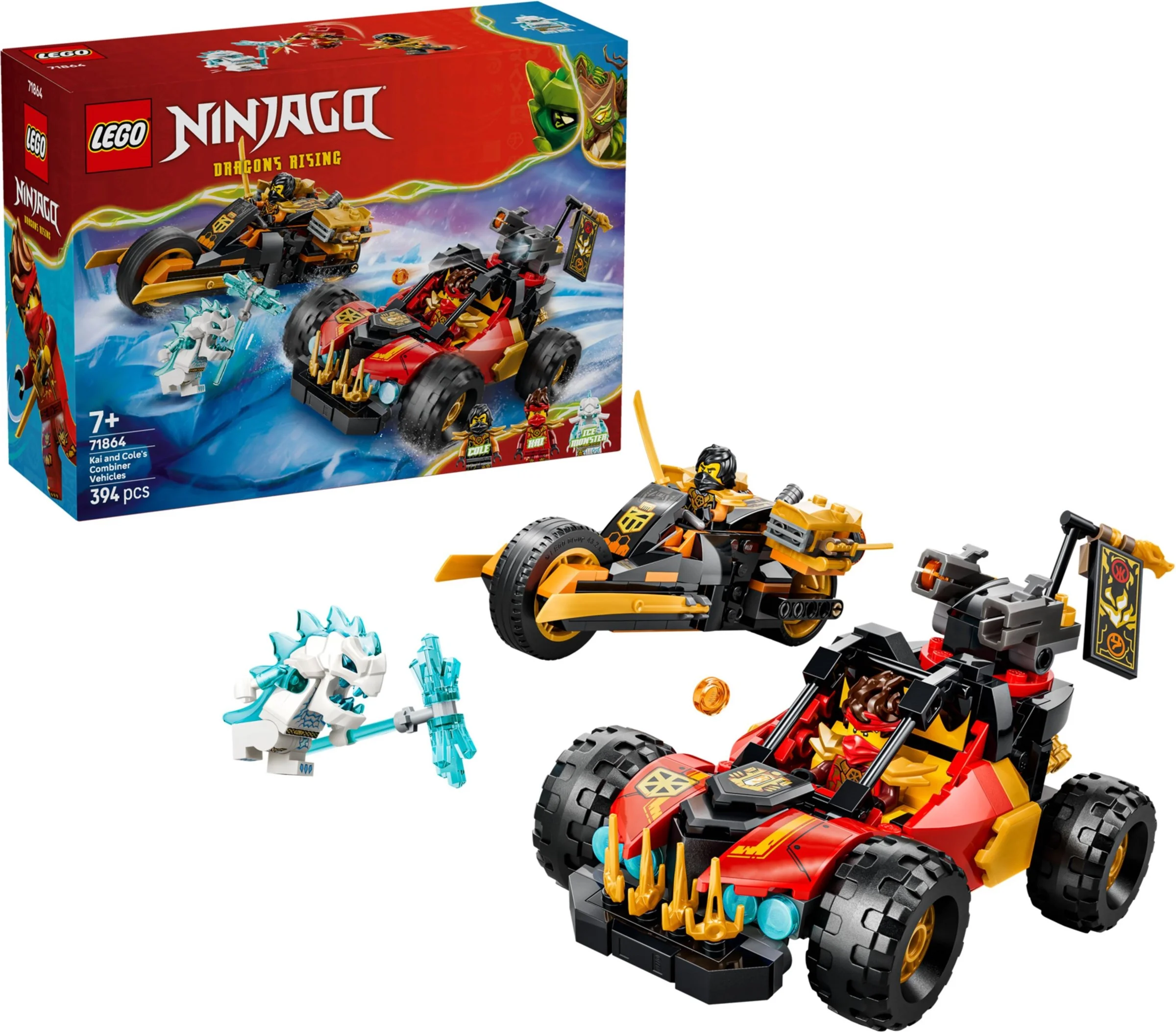 LEGO® 71864 Wielofunkcyjne pojazdy Kaia i Cole'a - zdjęcie 4