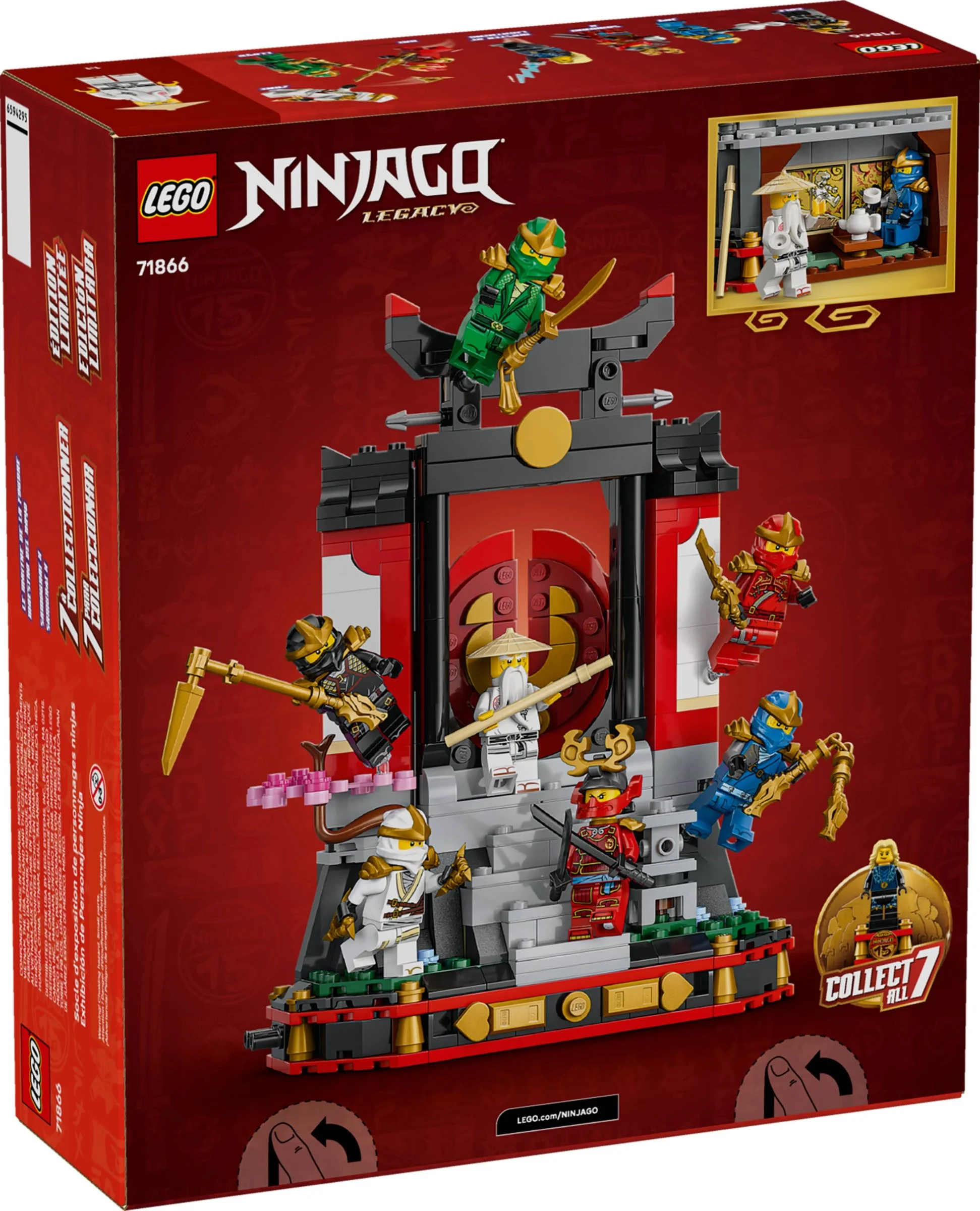 LEGO® 71866 Ozdoba z Postaciami Ninja - 15-Lecie