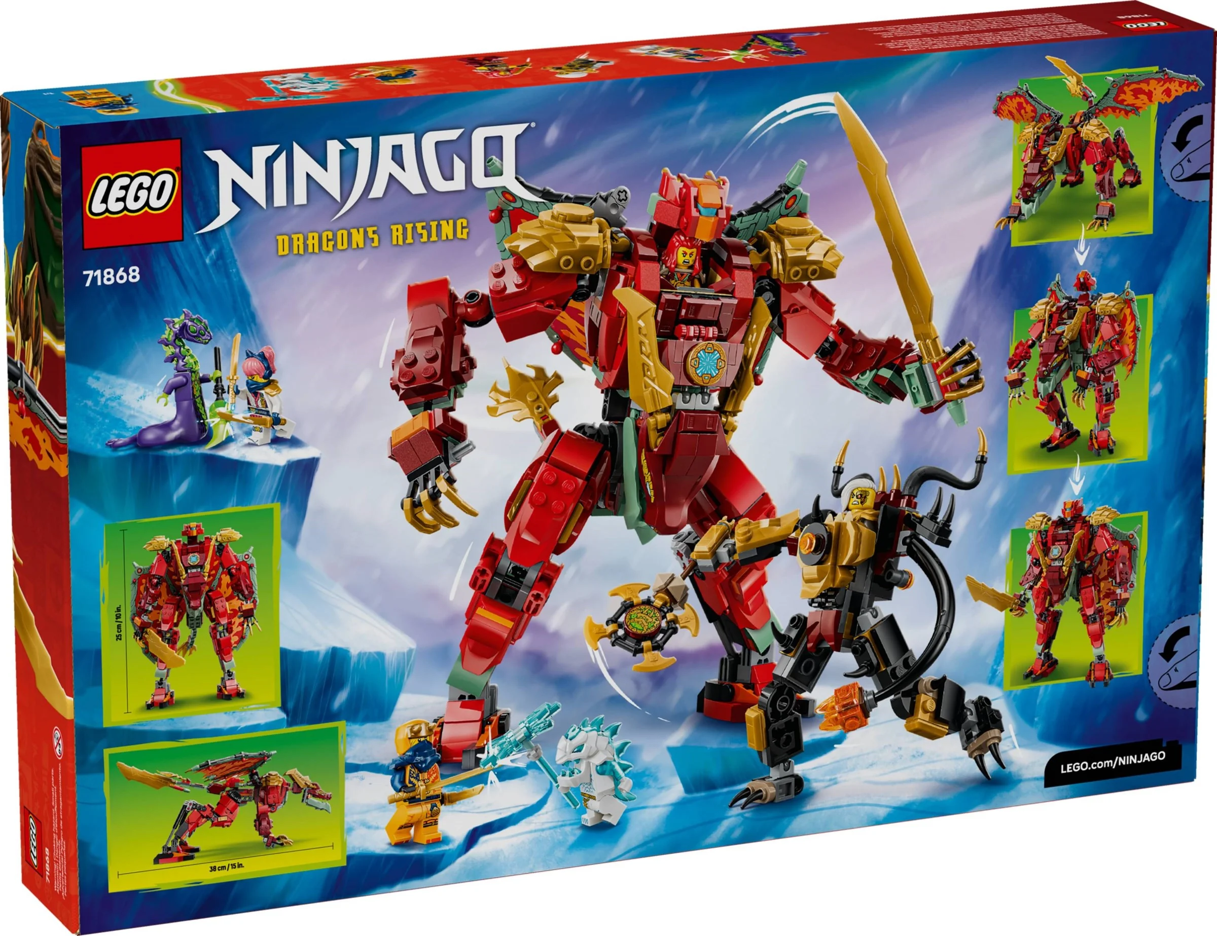 LEGO® 71868 Transformujący smoczy mech Wyldfyre - zdjęcie 2