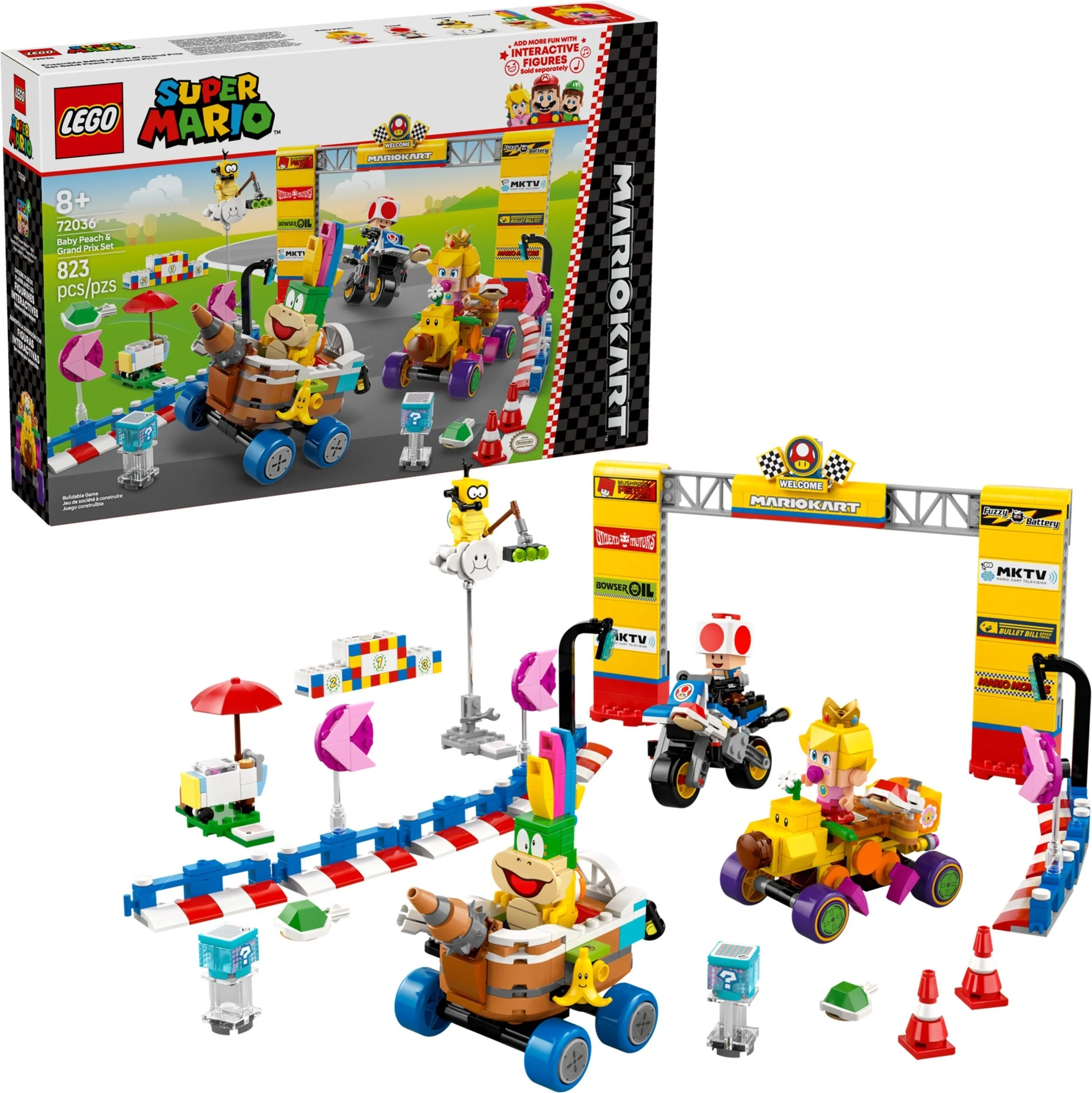 LEGO® 72036 Mario Kart - Zestaw Baby Peach i Grand Prix - zdjęcie 4