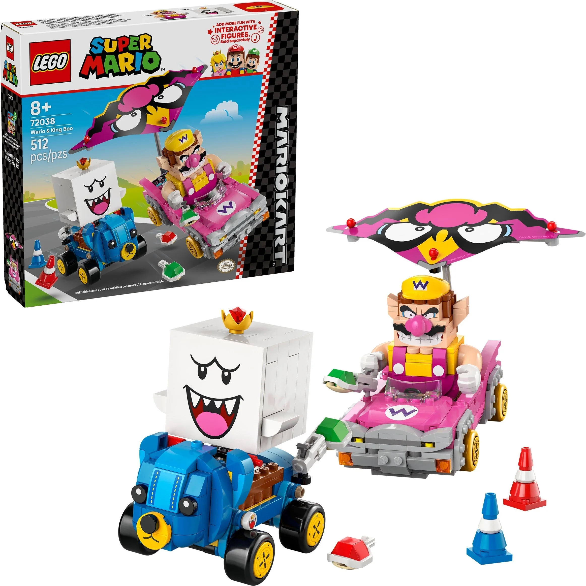 LEGO® 72038 Mario Kart - Wario i King Boo - zdjęcie 4