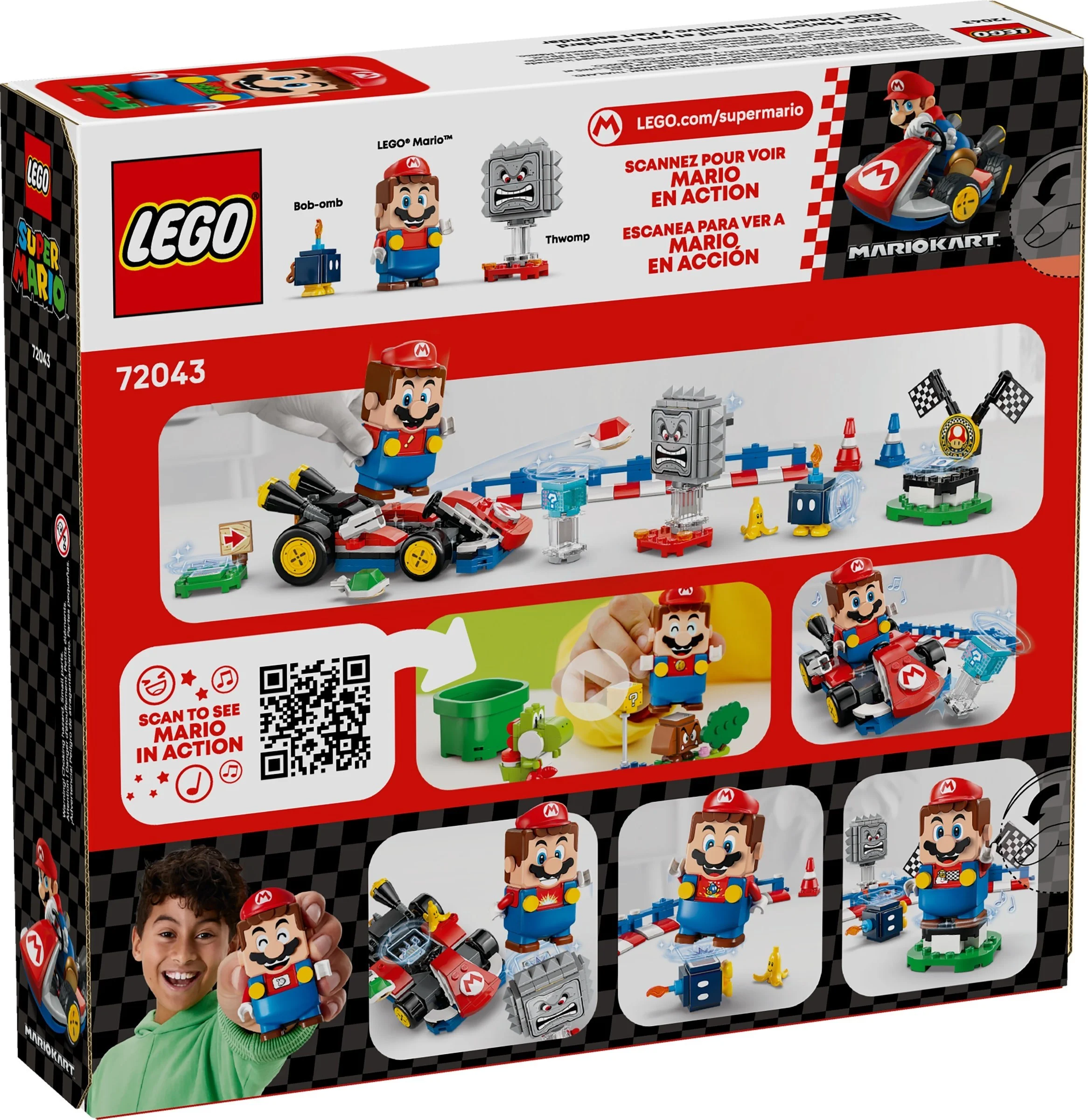 LEGO® 72043 Mario Kart - Interaktywna figurka LEGO Mario i Standard Kart - zdjęcie 8