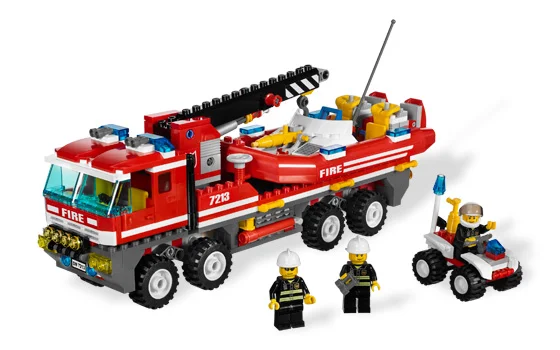 LEGO® 7213 Wóz Strazacki Strażak Kot Klocki Dla Dzieci Zestaw Lego - zdjęcie 2