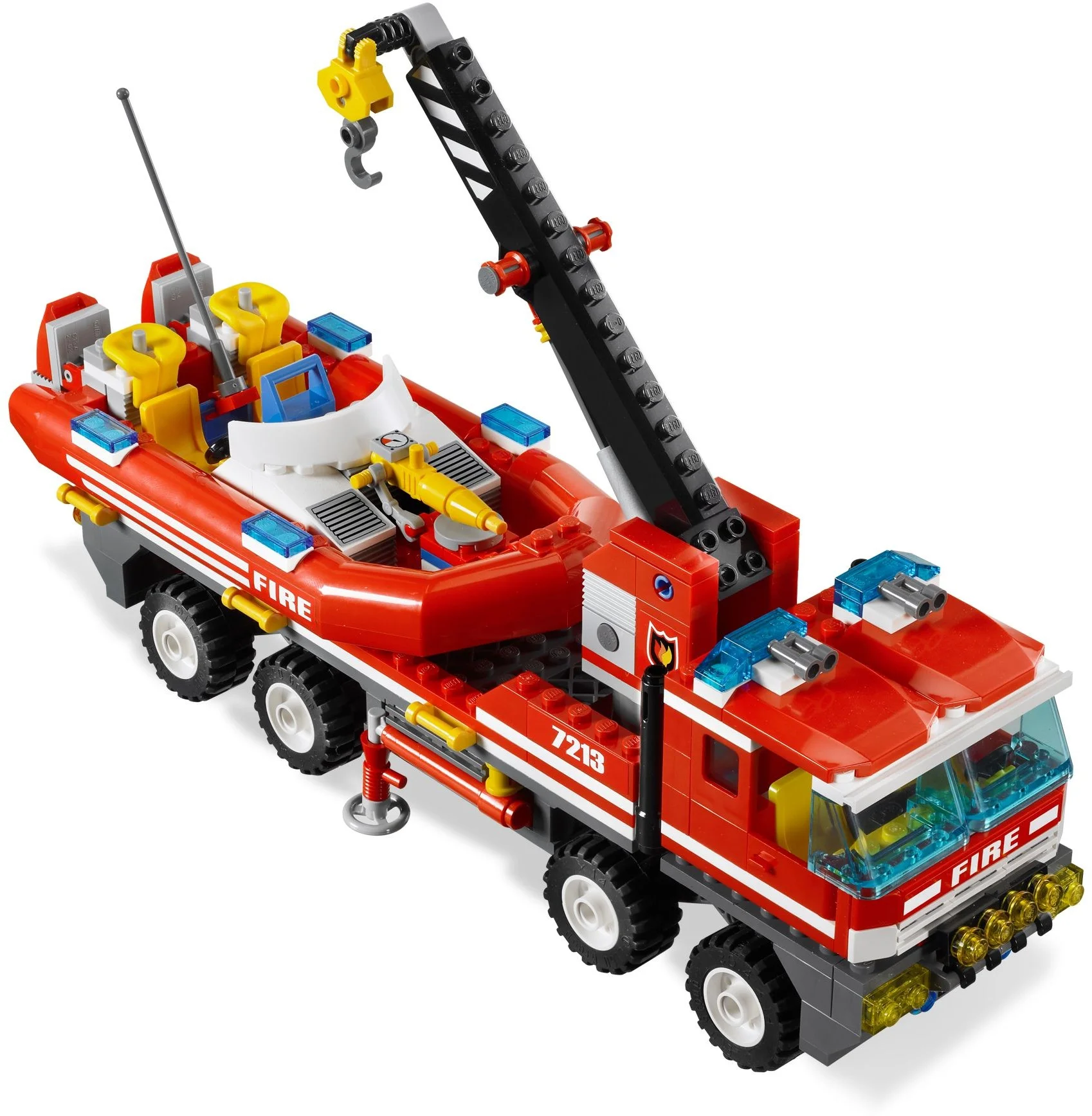 LEGO® 7213 Wóz Strazacki Strażak Kot Klocki Dla Dzieci Zestaw Lego - zdjęcie 5