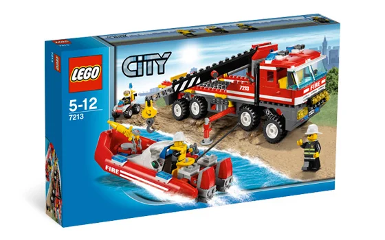 LEGO® 7213 Wóz Strazacki Strażak Kot Klocki Dla Dzieci Zestaw Lego - zdjęcie 10