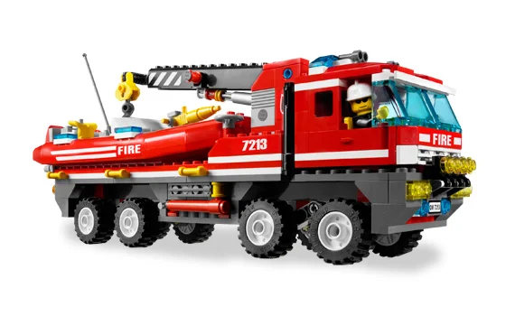 LEGO® 7213 Wóz Strazacki Strażak Kot Klocki Dla Dzieci Zestaw Lego - zdjęcie 12