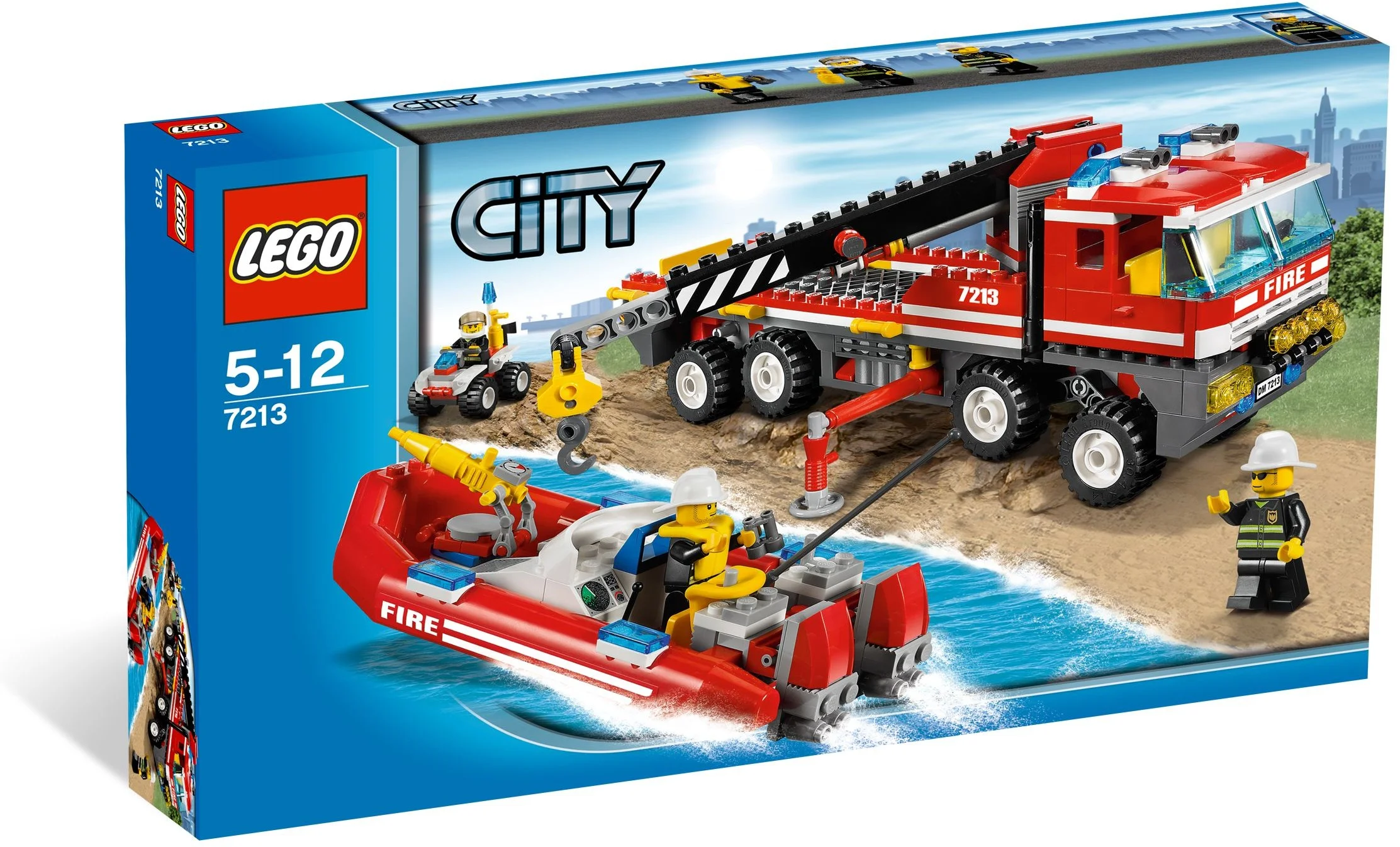 LEGO® 7213 Wóz Strazacki Strażak Kot Klocki Dla Dzieci Zestaw Lego - zdjęcie 16