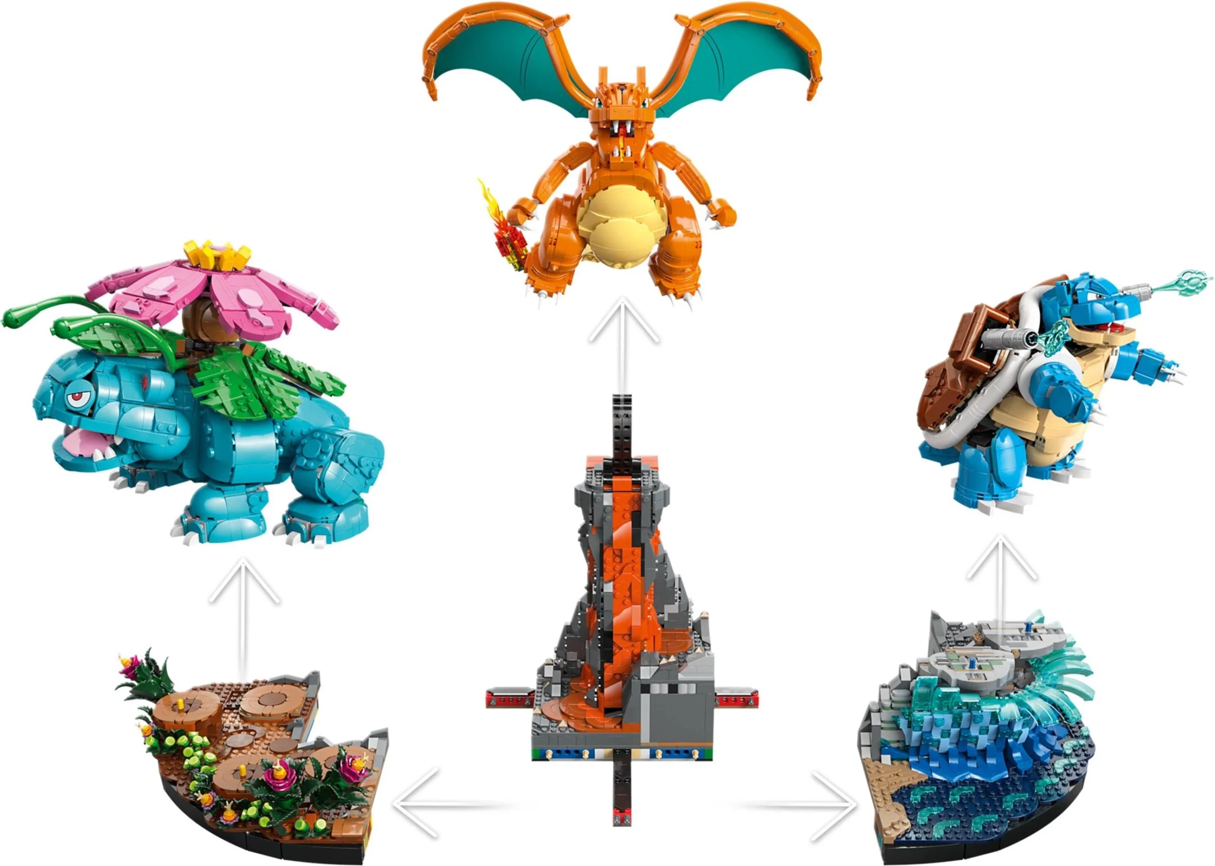 LEGO® 72153 LEGO Pokémon Venusaur, Charizard i Blastoise - zdjęcie 27