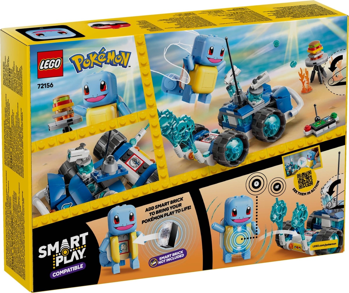 LEGO® 72156 SMART Play: Przygoda Trenera ze Squirtle i pojazdem terenowym - zdjęcie 2