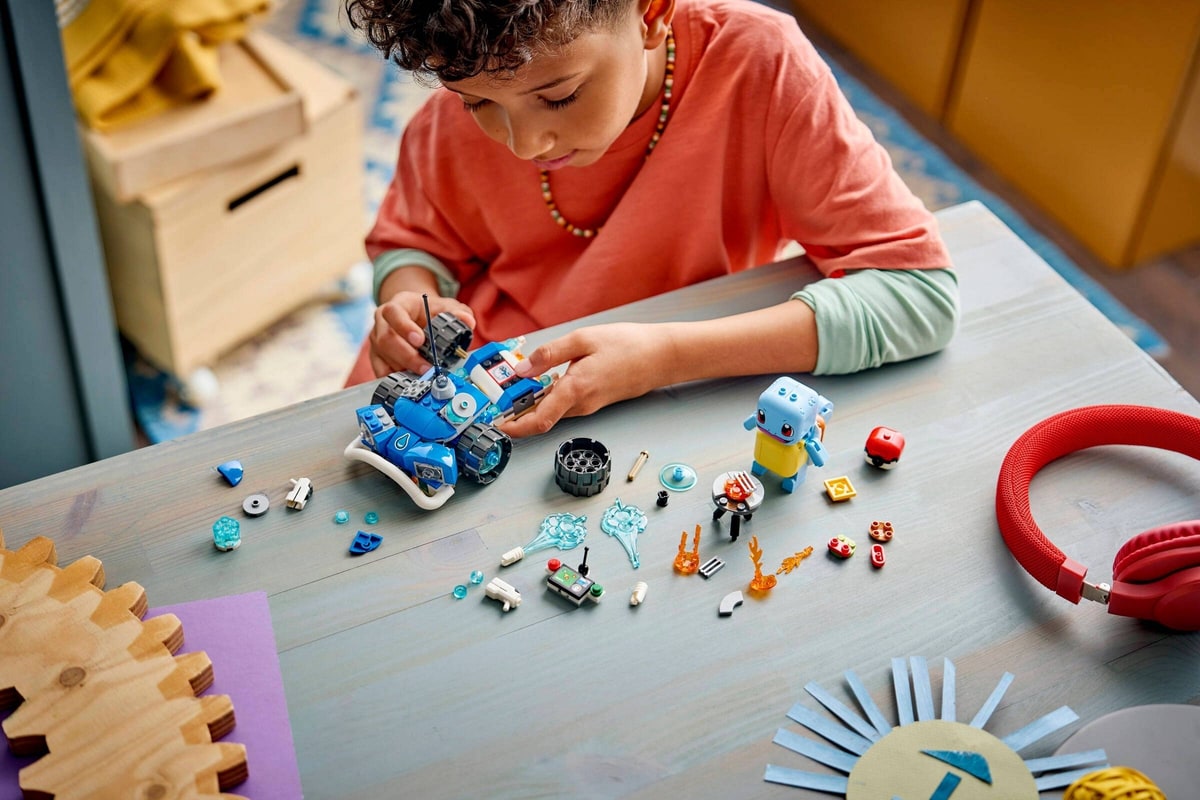 LEGO® 72156 SMART Play: Przygoda Trenera ze Squirtle i pojazdem terenowym - zdjęcie 4