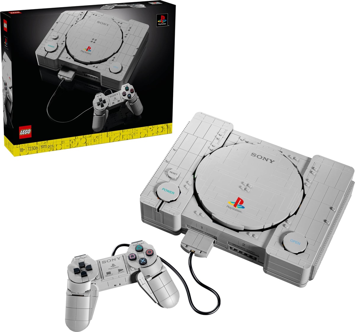 LEGO® 72306 Klocki Lego Konsola Playstation Classic 1911 Elementów - zdjęcie 4