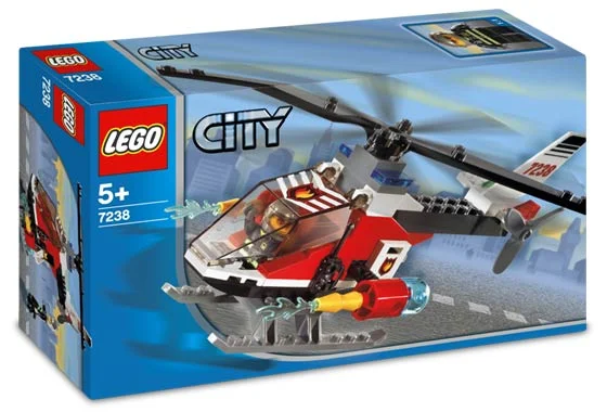 LEGO® 7238 Helikopter Straż Pożarna Śmigłowiec Misb 2005 - zdjęcie 2