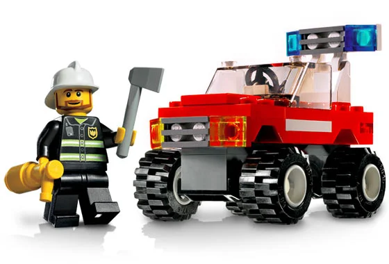 LEGO® 7241 Wóz dowódcy Straży Straż Pożarna Misb 2005 - zdjęcie 3