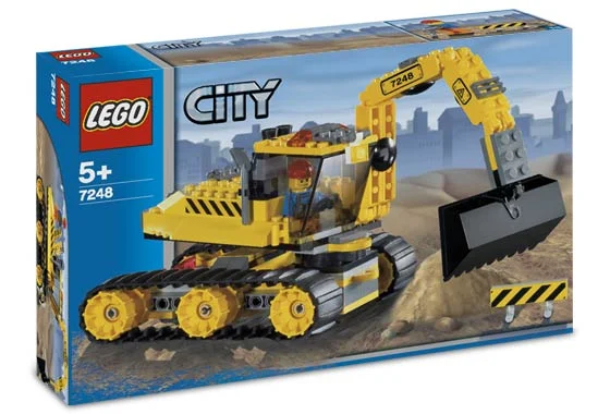 LEGO® 7248 Oryginalne Lego City Koparka Zestaw z 2005 roku Nowy - zdjęcie 2