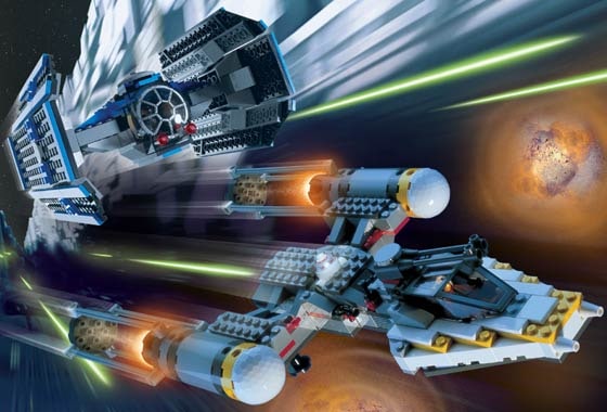 TIE Fighter and Y-wing