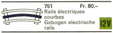 8 Curved 12V Conducting Rails