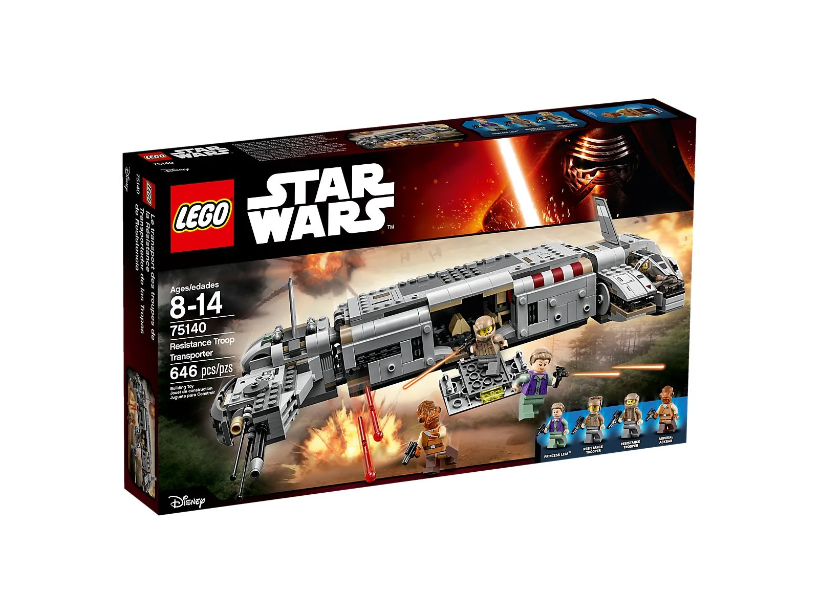LEGO® 75140 Star Wars Transport Ruchu Oporu Nowe - zdjęcie 4
