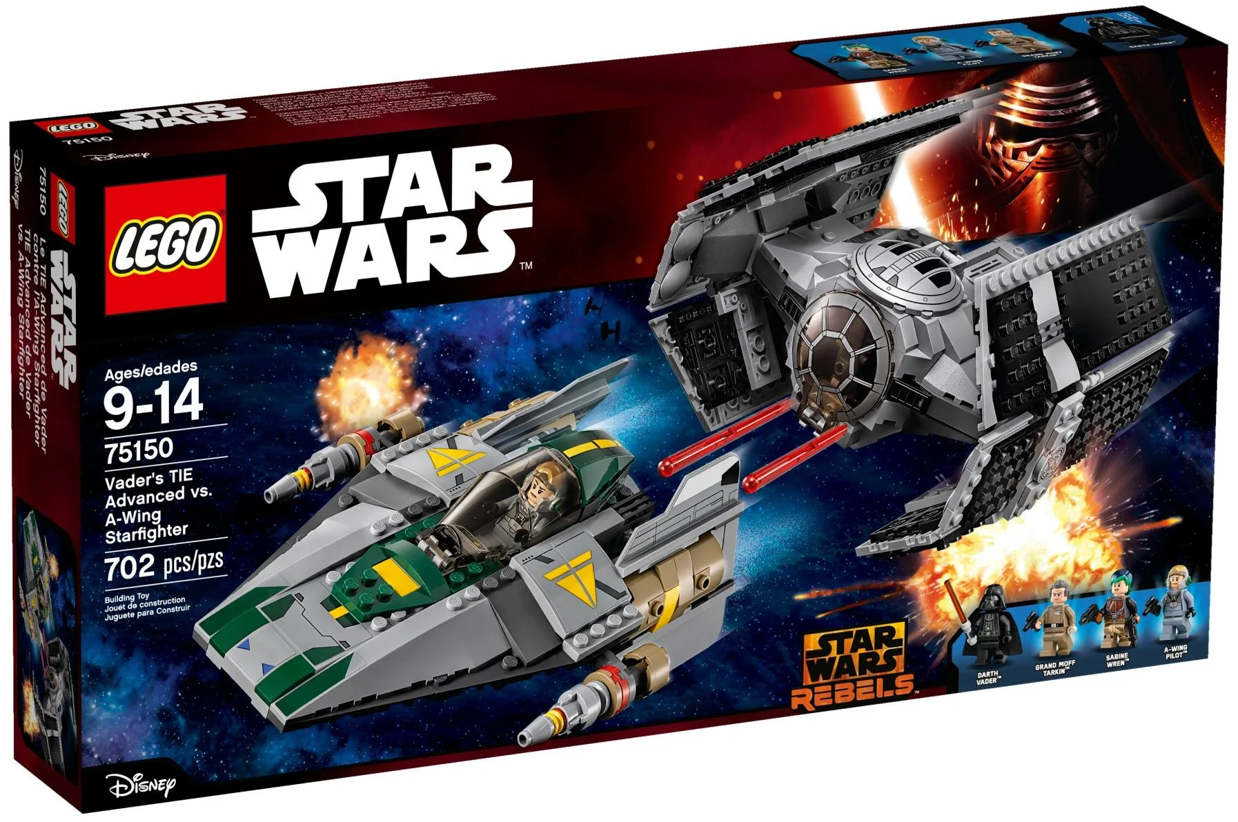 LEGO® 75150 TIE Advanced kontra Myśliwiec A-Wing - zdjęcie 2
