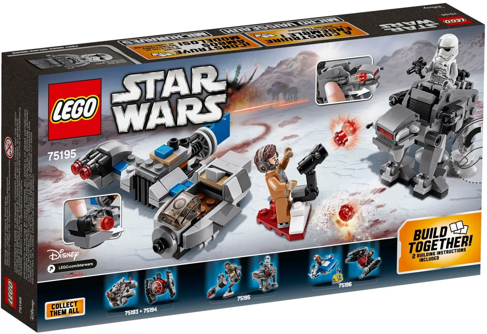 LEGO® 75195 Ski Speeder™ kontra Maszyna krocząca Najwyższego Porządku™ - zdjęcie 3