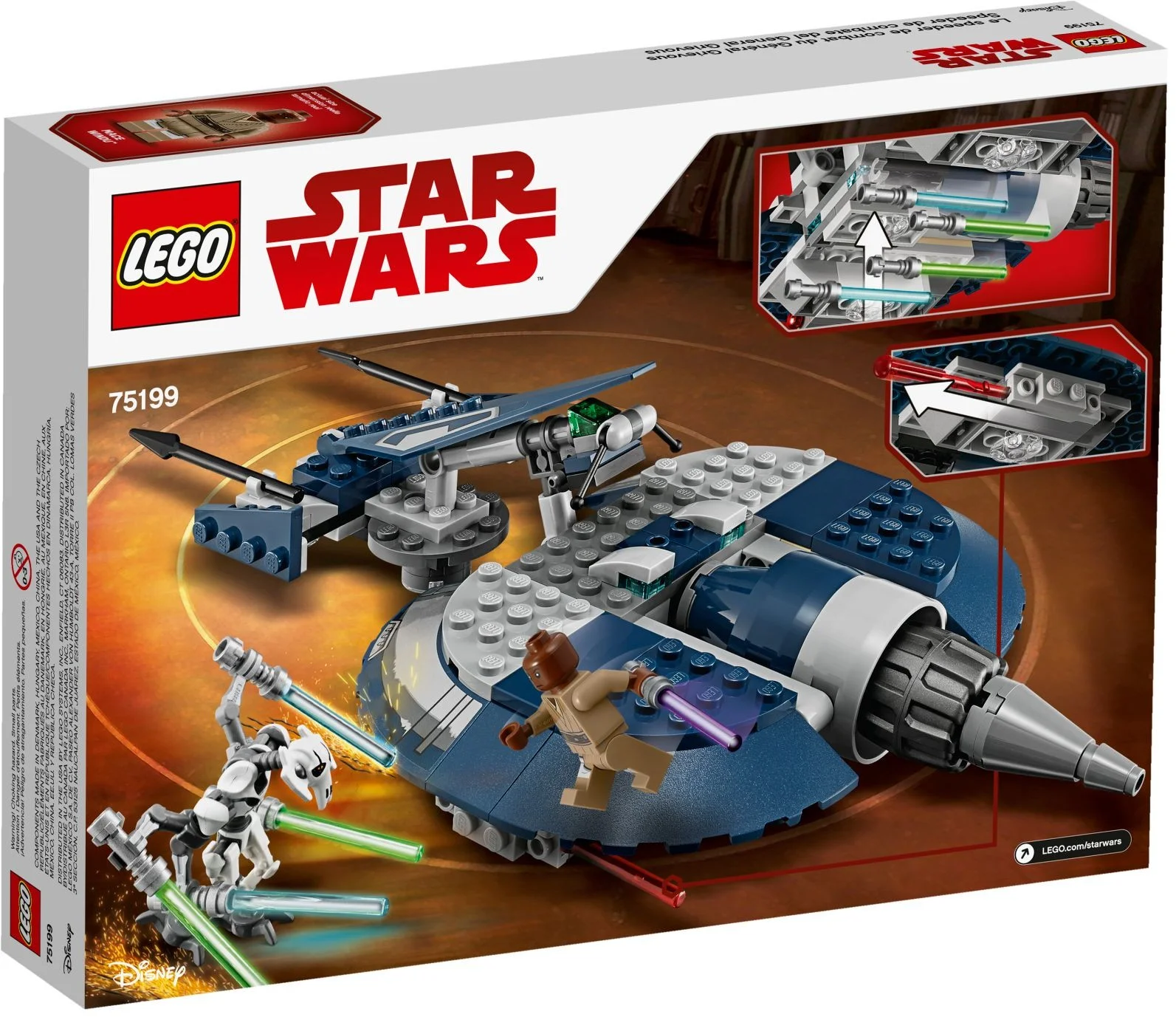 LEGO® 75199 Ścigacz bojowy generała Grievousa - zdjęcie 3