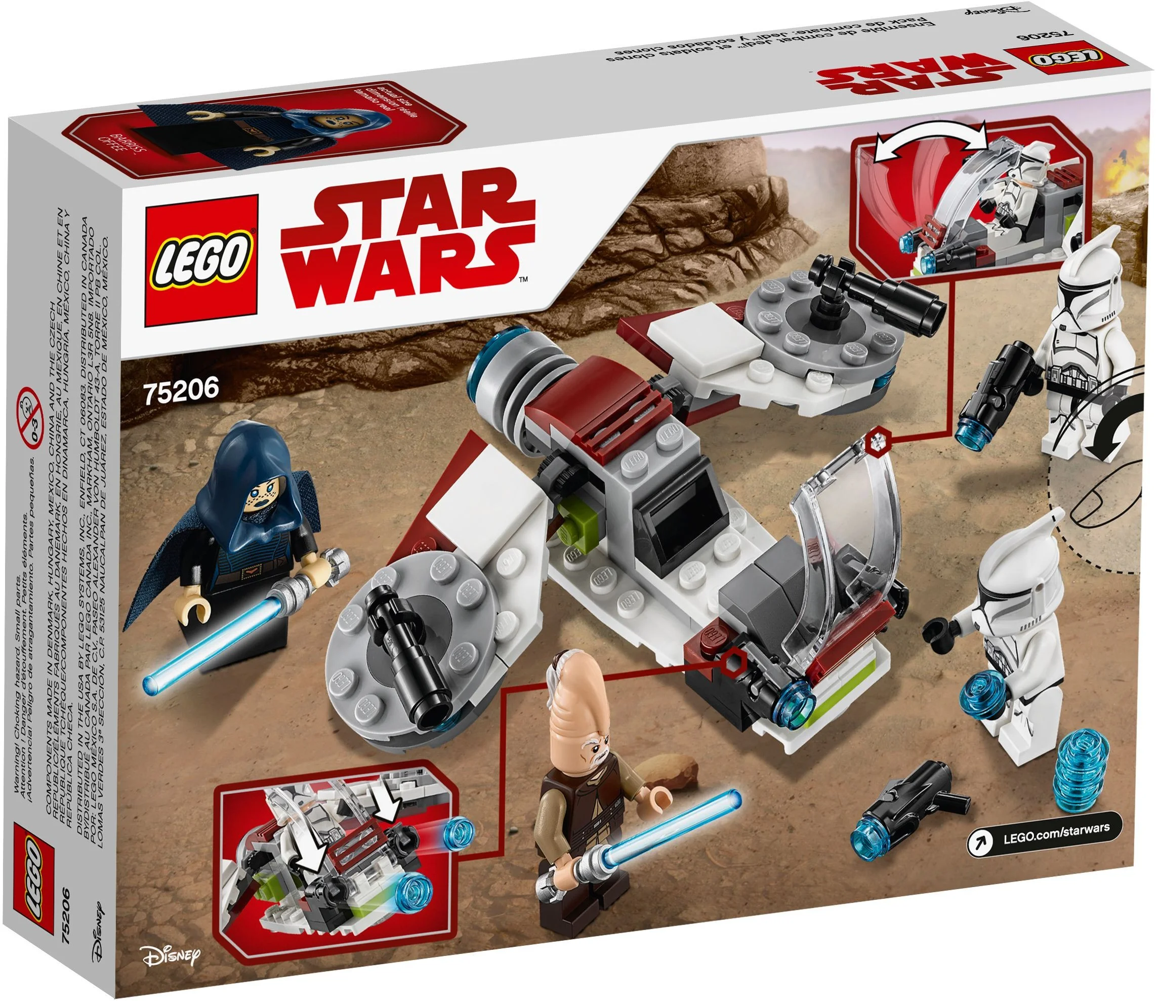 LEGO® 75206 Jedi i żołnierze armii klonów - zdjęcie 5