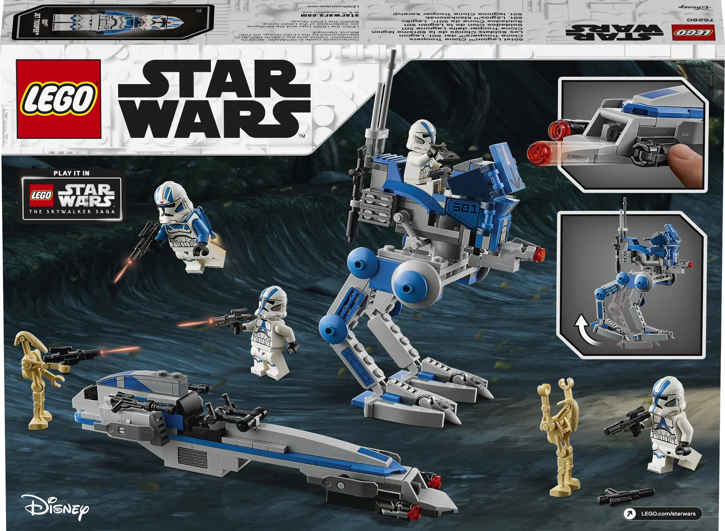 LEGO® 75280 LEGO Star Wars Żołnierze-klony z 501. legio - zdjęcie 11
