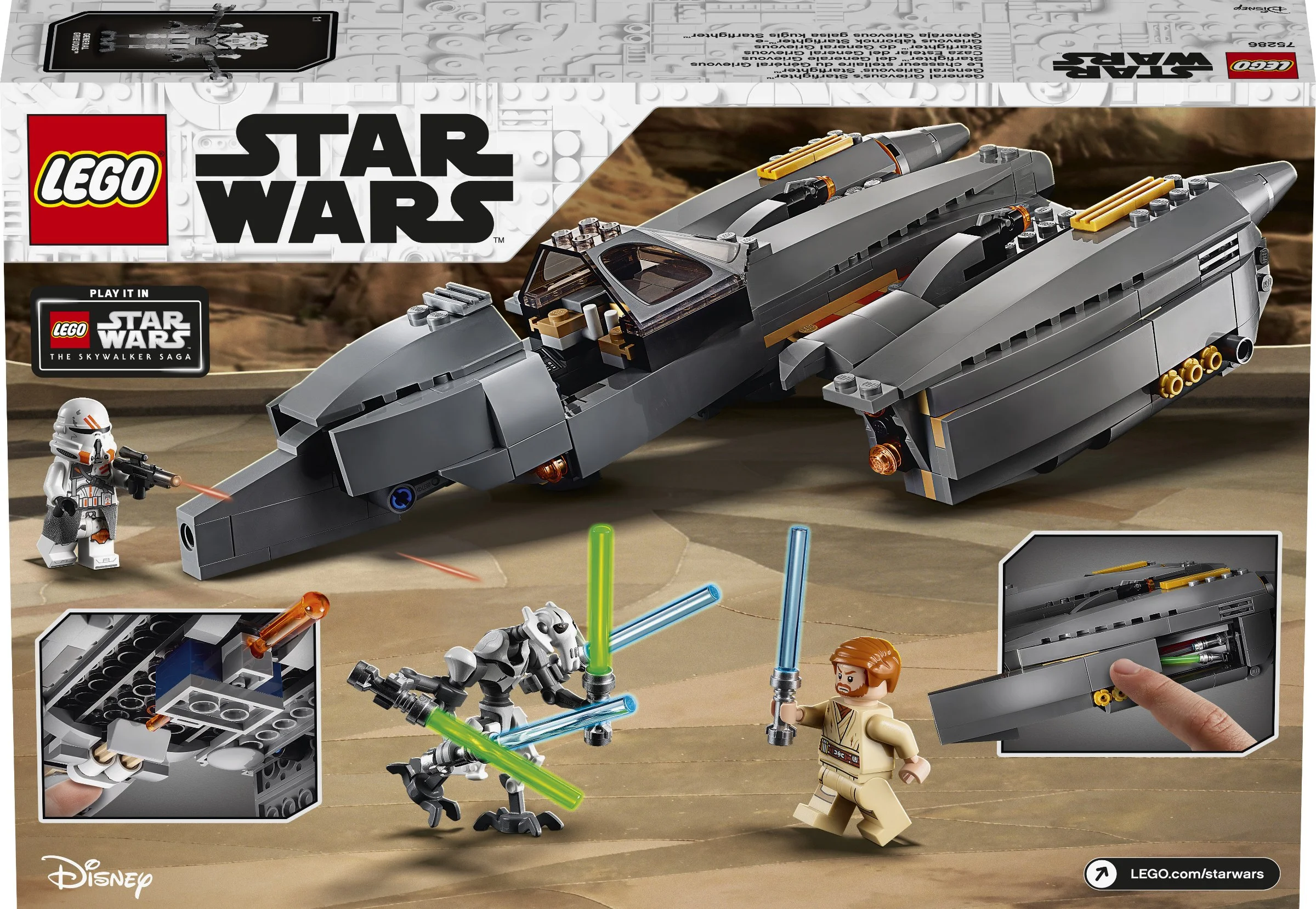 LEGO® 75286 Star Wars Gwiezdny myśliwiec generała Grievousa Nowe - zdjęcie 15