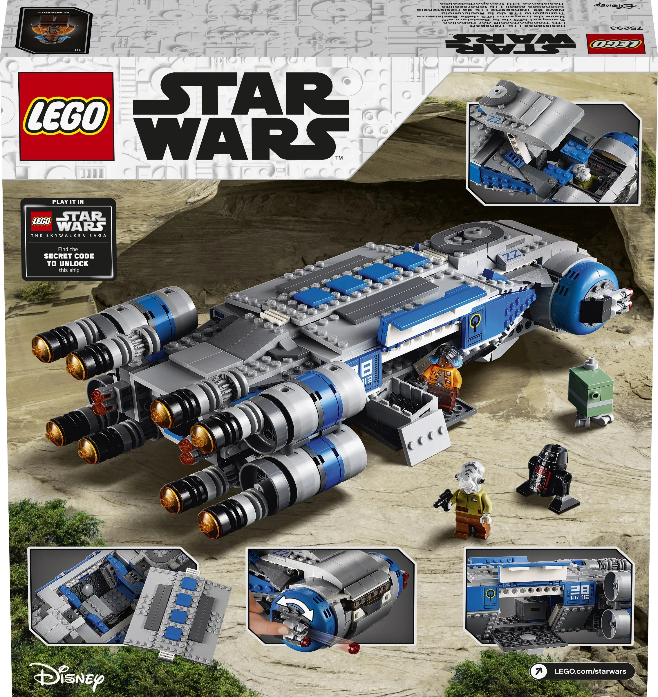 LEGO® 75293 Star Wars Pojazd transportowy I-TS Ruchu Oporu - zdjęcie 16