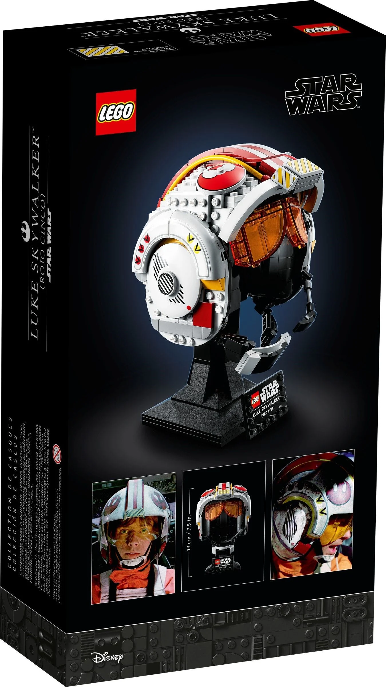 LEGO® 75327 Hełm Luke’a Skywalkera™ - Czerwony Pięć - zdjęcie 5