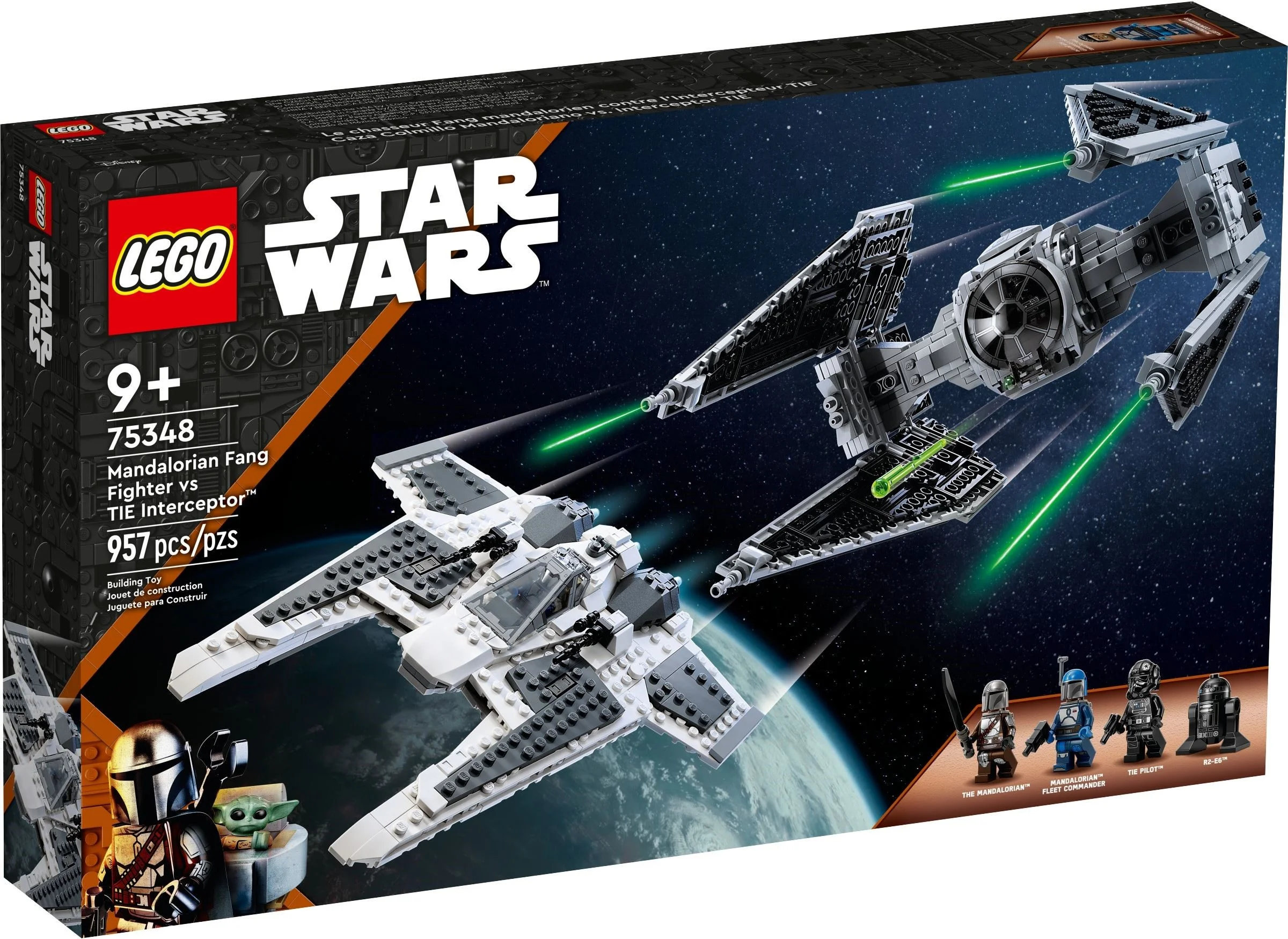 LEGO® 75348 Mandaloriański myśliwiec Fang Fighter kontra TIE Interceptor™ - zdjęcie 2
