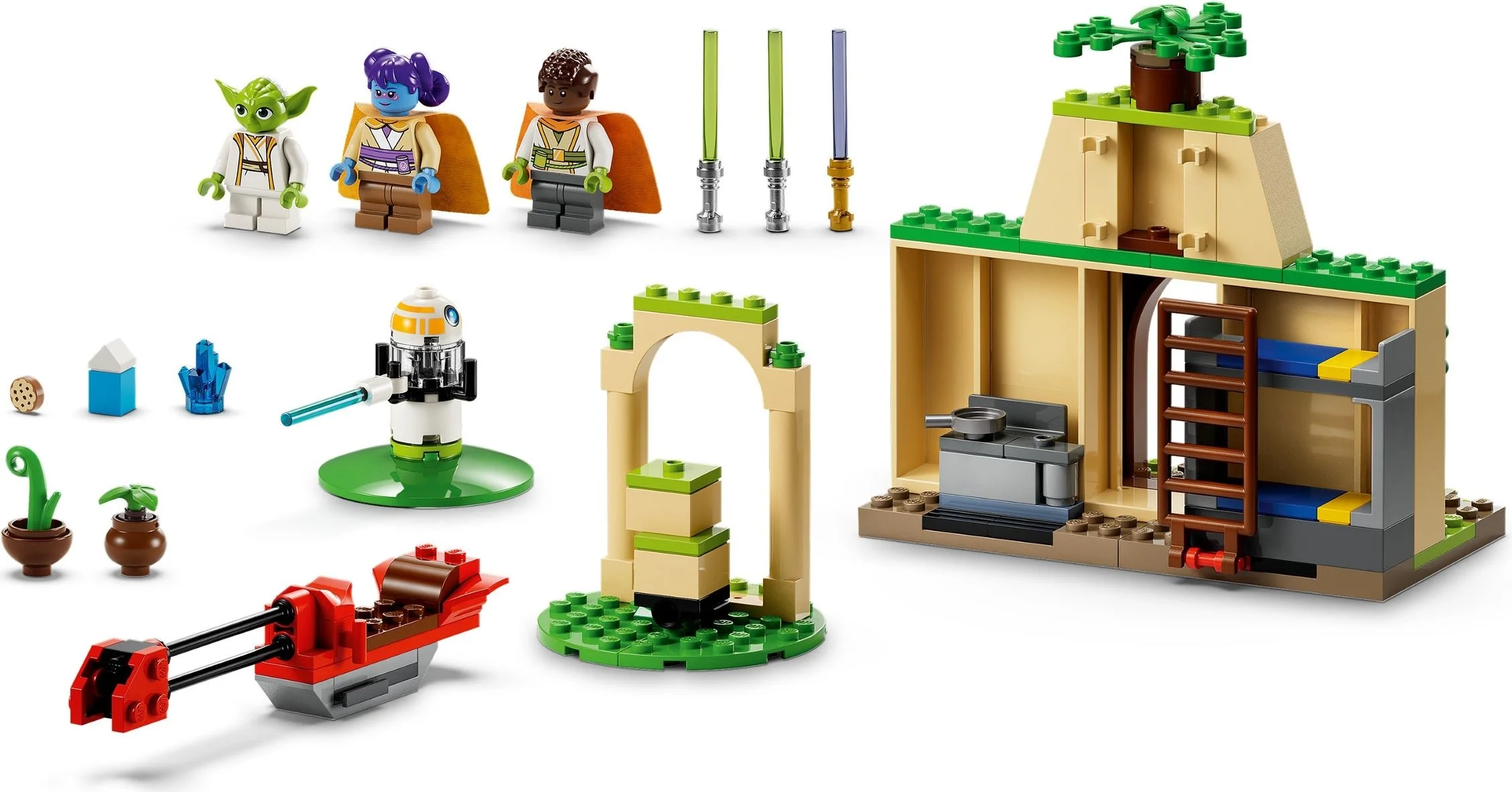 LEGO® 75358 Star Wars Świątynia Jedi w Tenoo Lys Solay, Kai Brightstar, Yoda - zdjęcie 3