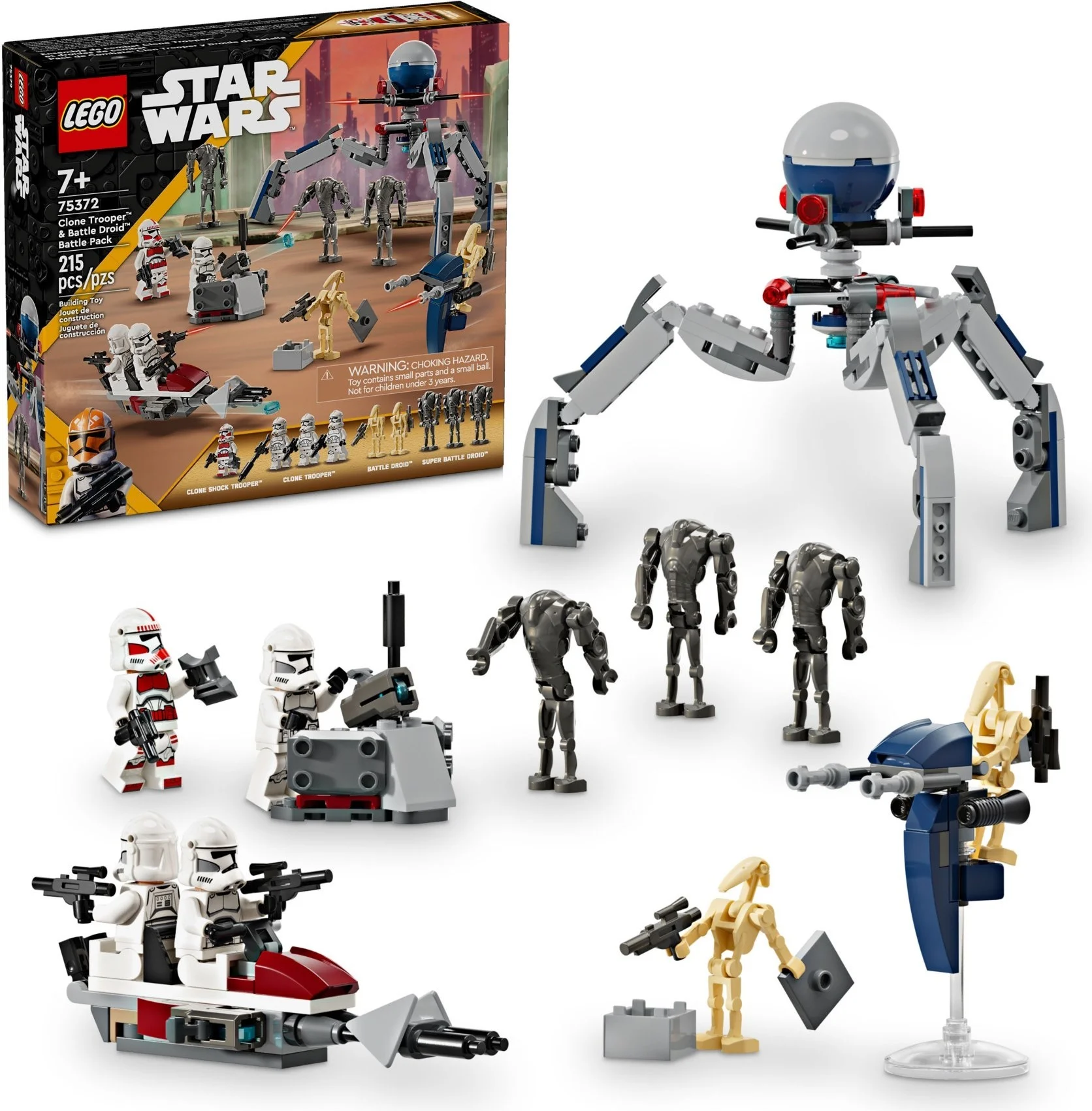 LEGO Star Wars Zestaw bitewny z żołnierzem armii klonów i droidem bojowym