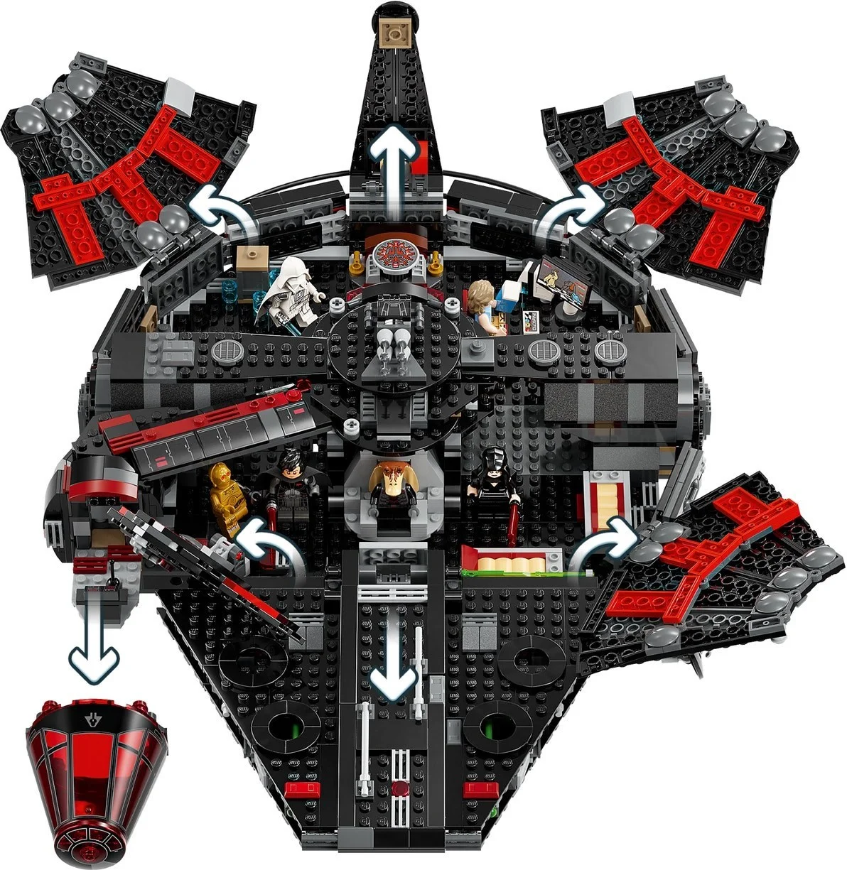 LEGO® 75389 Mroczny Sokół Millennium - zdjęcie 7
