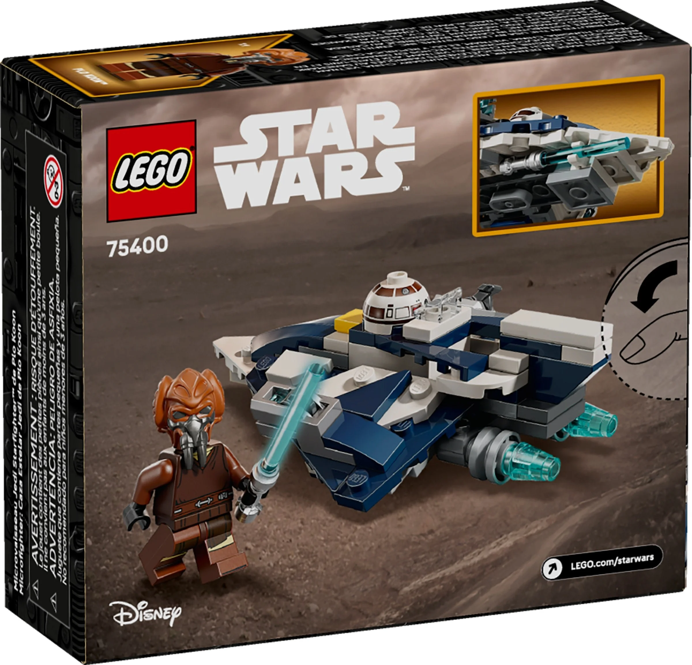 LEGO® 75400 Mikromyśliwiec Jedi Plo Koona - zdjęcie 2